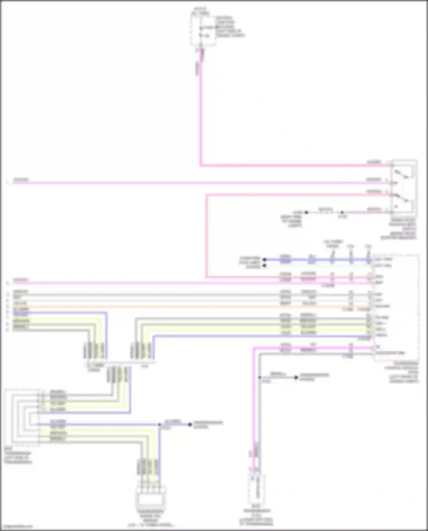 Transit Connect Ford II facelift (2018-2024): Shift interlock circuit (2 of 2)