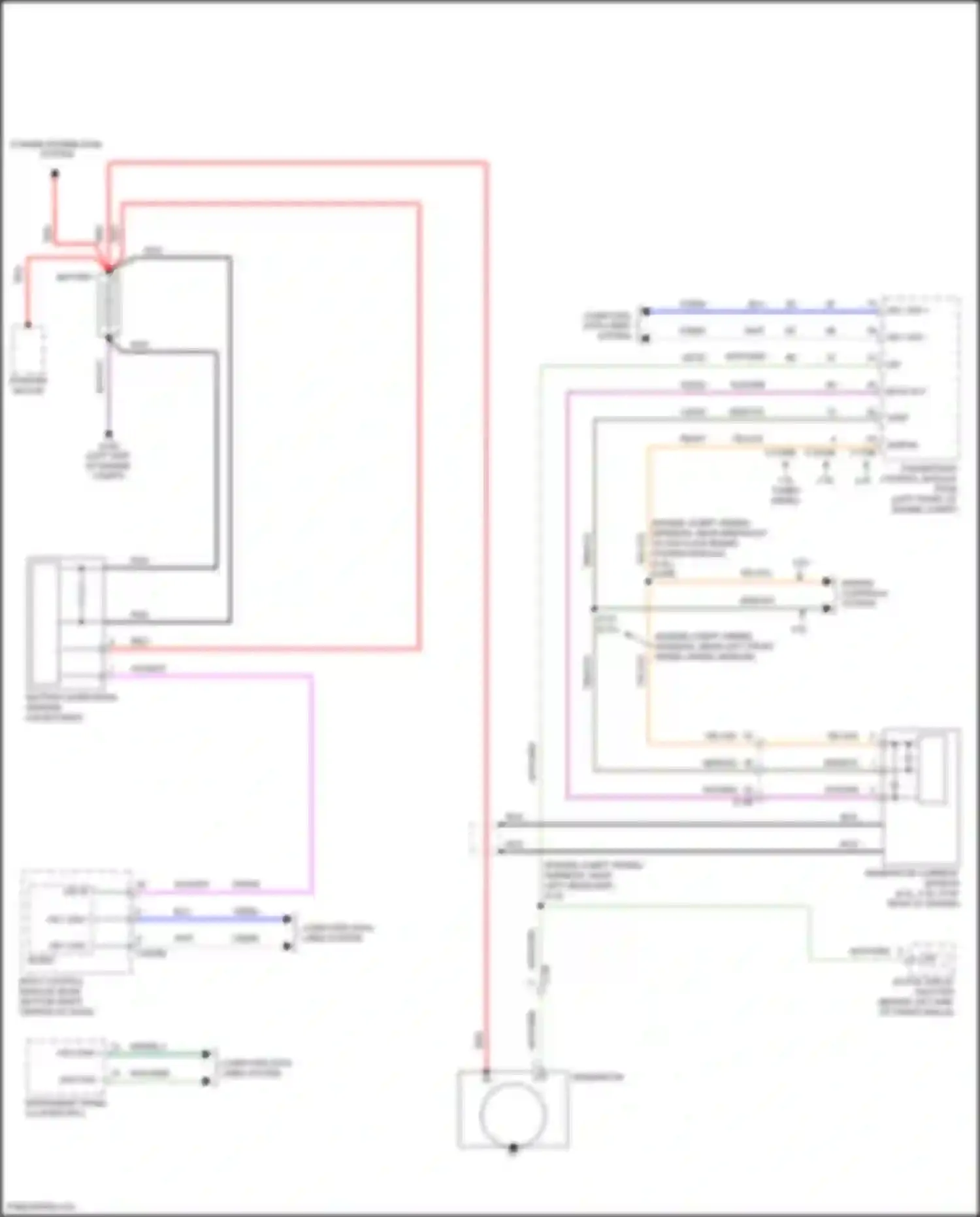 Transit Connect Ford II facelift (2018-2024): Charging circuit