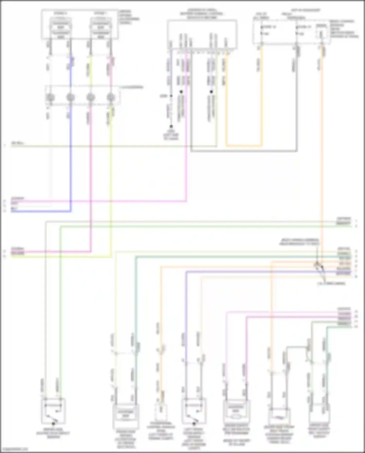 Transit Connect Ford II facelift (2018-2024): Supplemental restraints circuit (2 of 3)