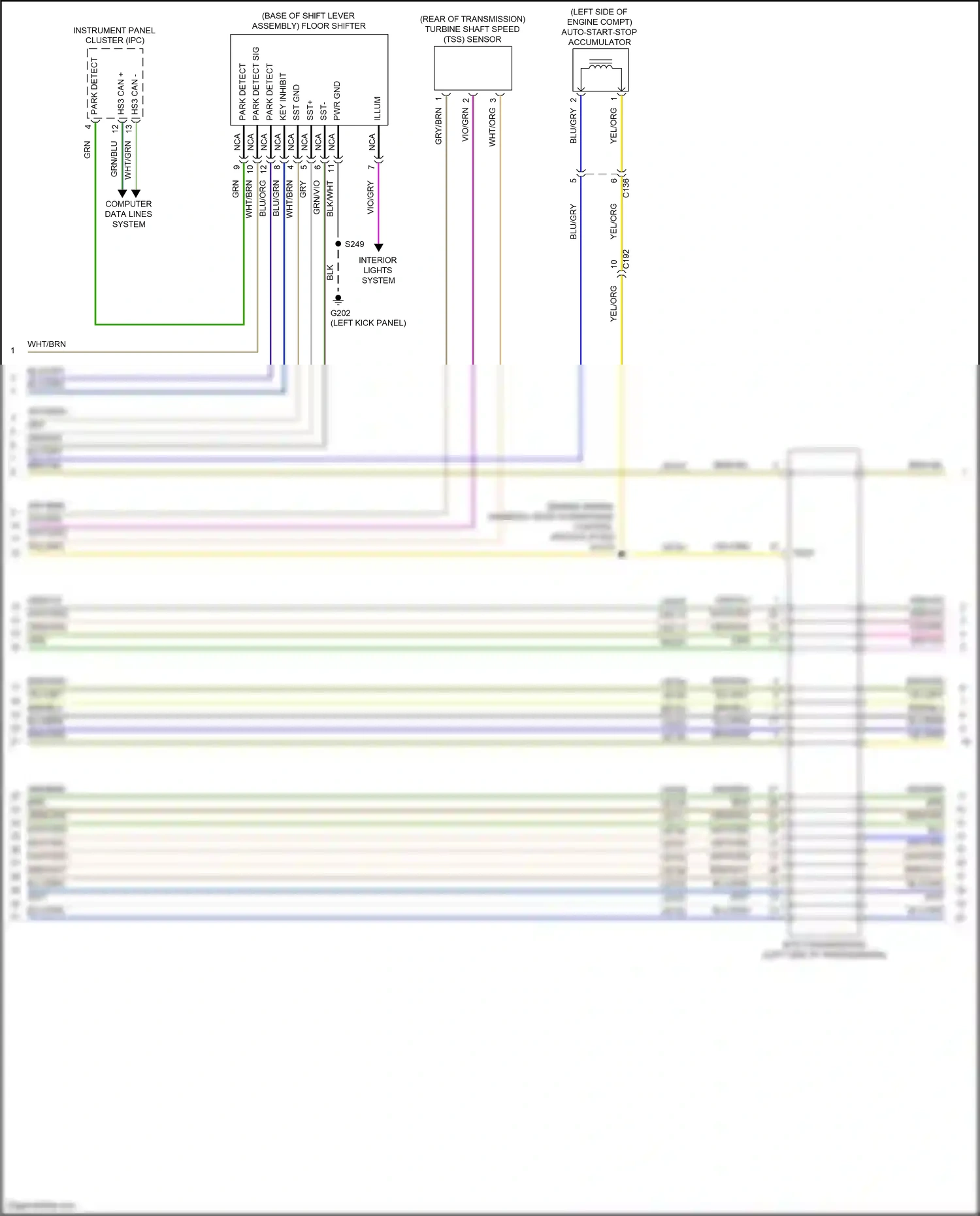Ford Transit Connect II facelift (2018-2024) computer data lines system wiring diagram  (72 of 87)