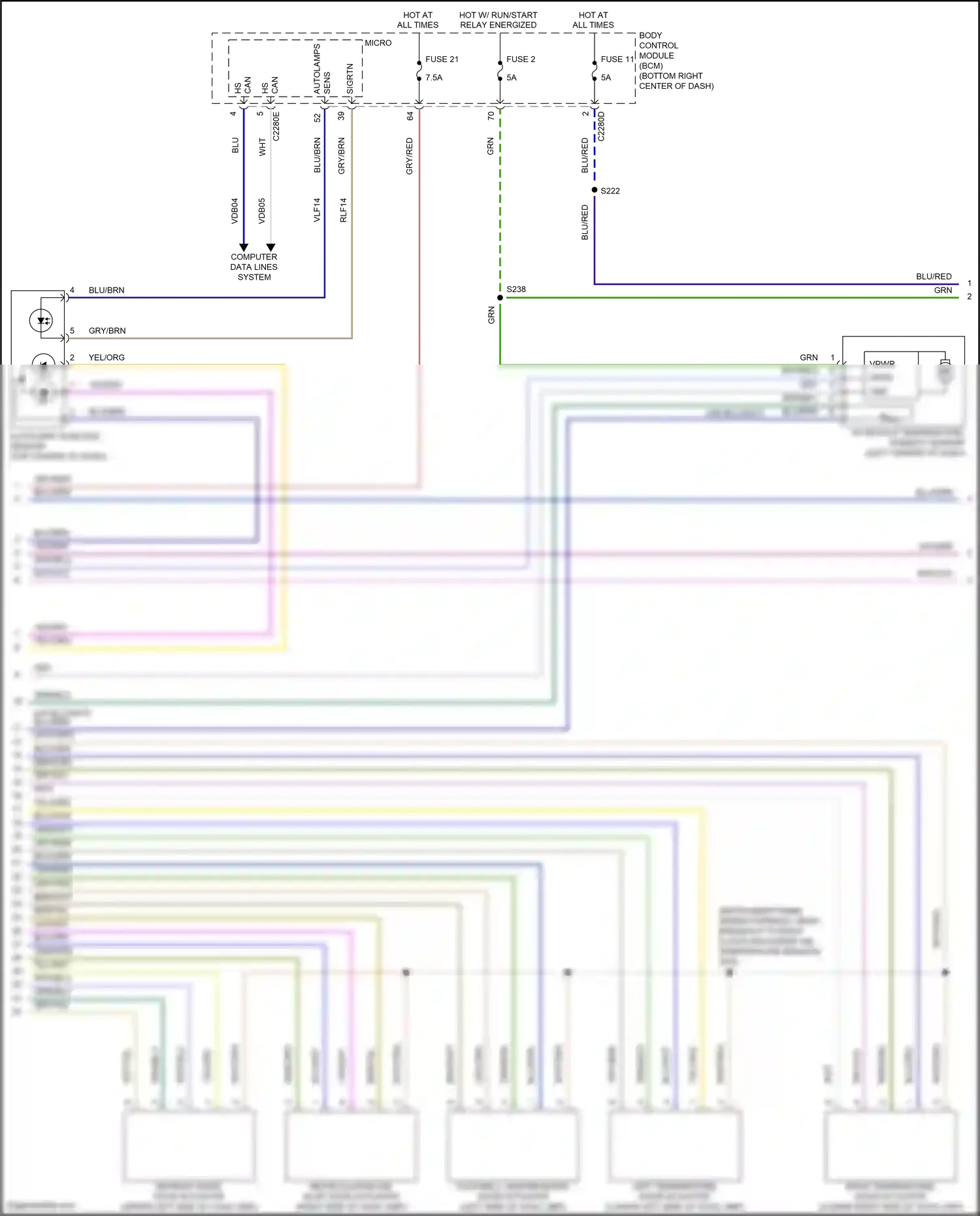 Ford Transit Connect II facelift (2018-2024) computer data lines system wiring diagram  (32 of 87)