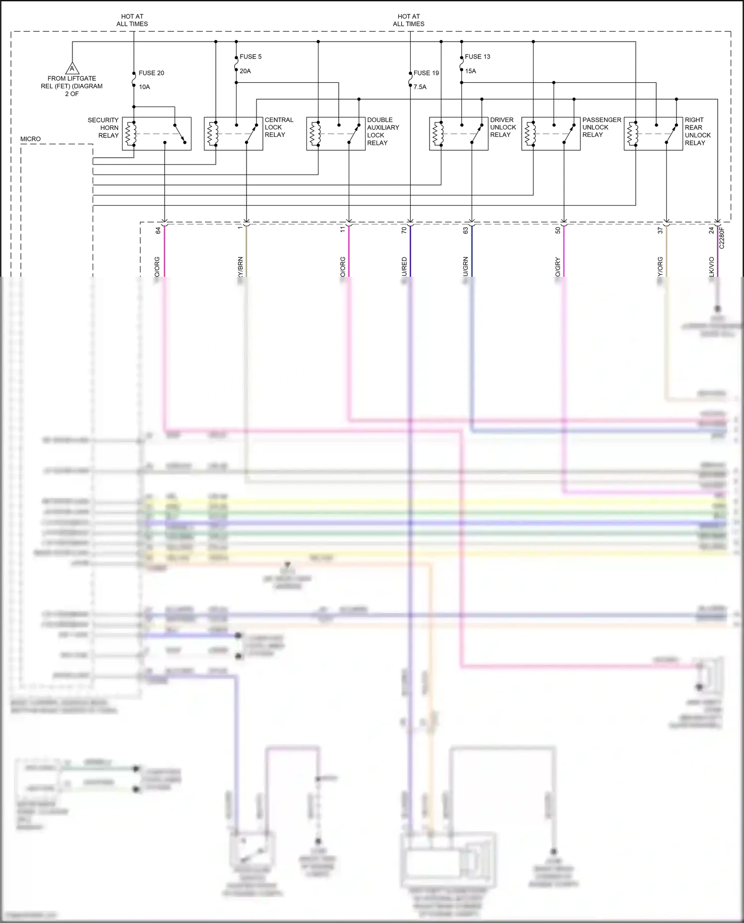 Ford Transit Connect II facelift (2018-2024) computer data lines system wiring diagram  (1 of 87)