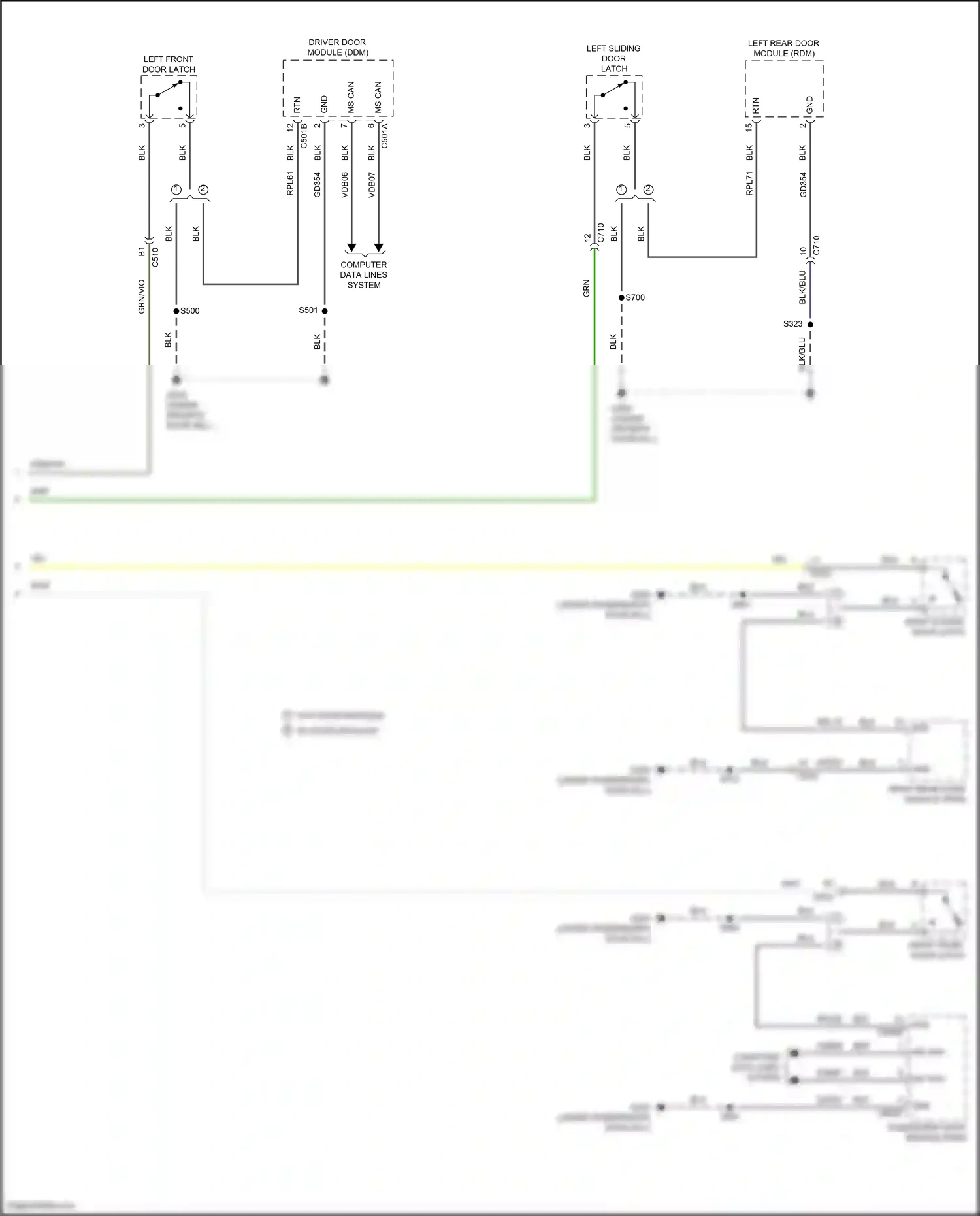 Ford Transit Connect II facelift (2018-2024) computer data lines system wiring diagram  (7 of 87)