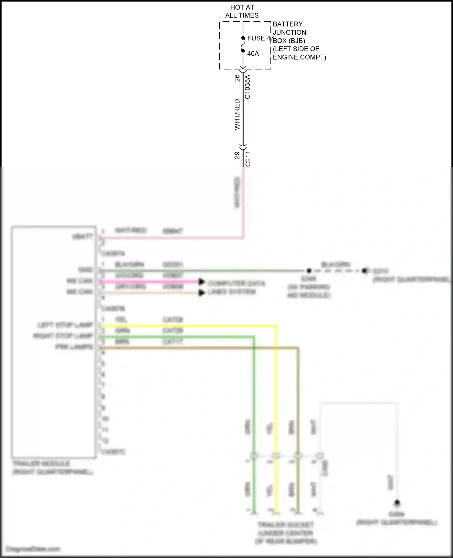 Ford Transit Connect II facelift (2018-2024) computer data lines system wiring diagram  (19 of 87)