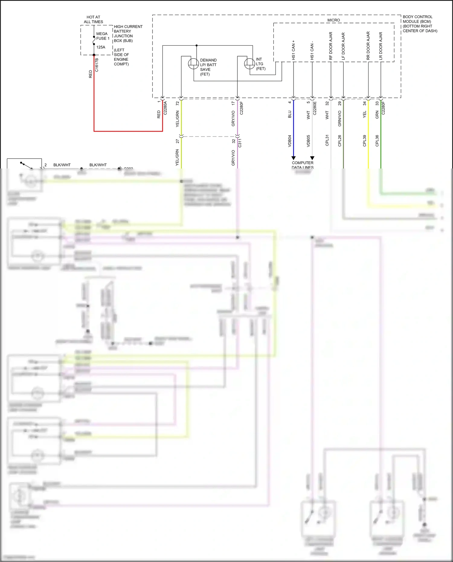 Ford Transit Connect II facelift (2018-2024) computer data lines system wiring diagram  (54 of 87)