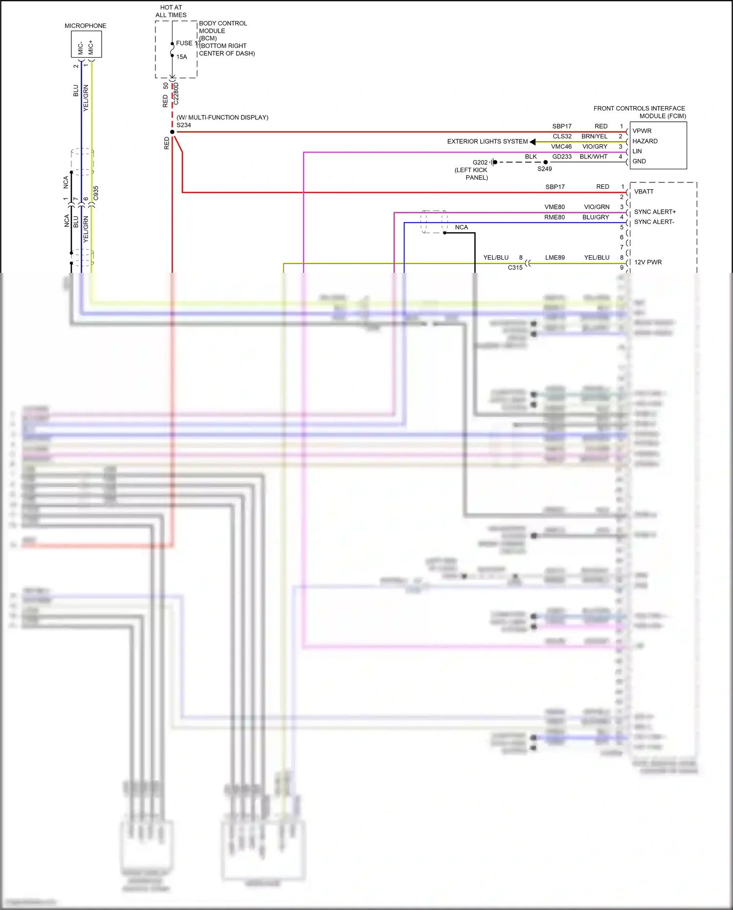 Ford Transit Connect II facelift (2018-2024) computer data lines system wiring diagram  (70 of 87)