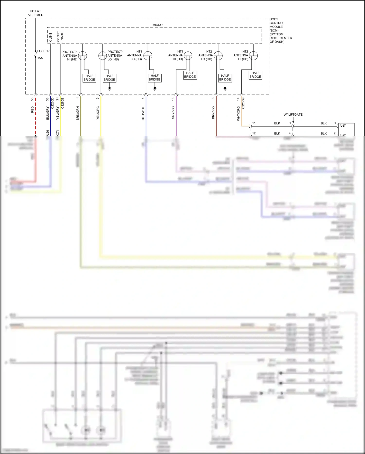 Ford Transit Connect II facelift (2018-2024) computer data lines system wiring diagram  (4 of 87)