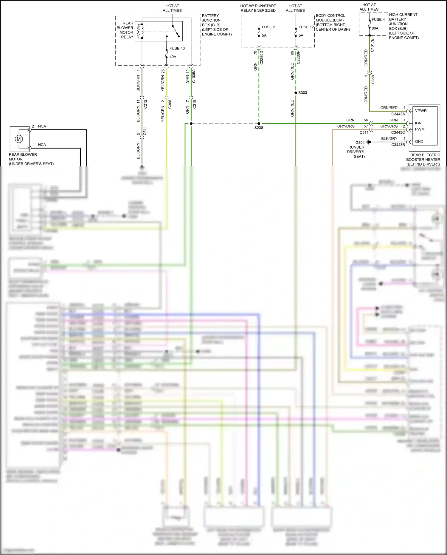 Ford Transit Connect II facelift (2018-2024) computer data lines system wiring diagram  (40 of 87)