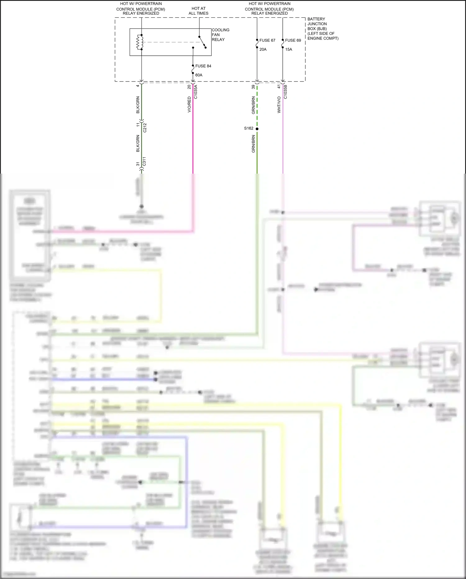 Ford Transit Connect II facelift (2018-2024) engine controls system wiring diagram  (6 of 13)