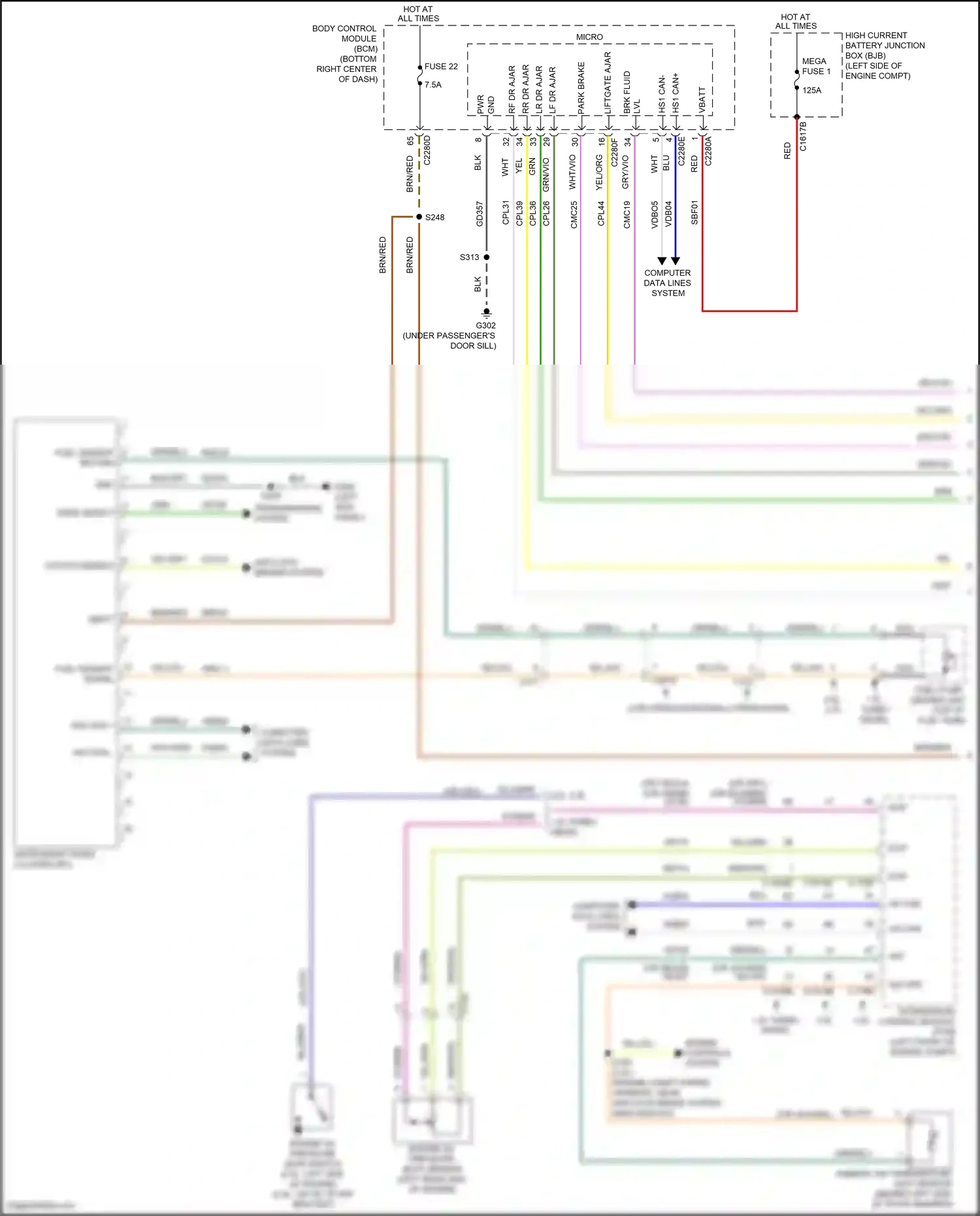 Ford Transit Connect II facelift (2018-2024) engine controls system wiring diagram  (8 of 13)