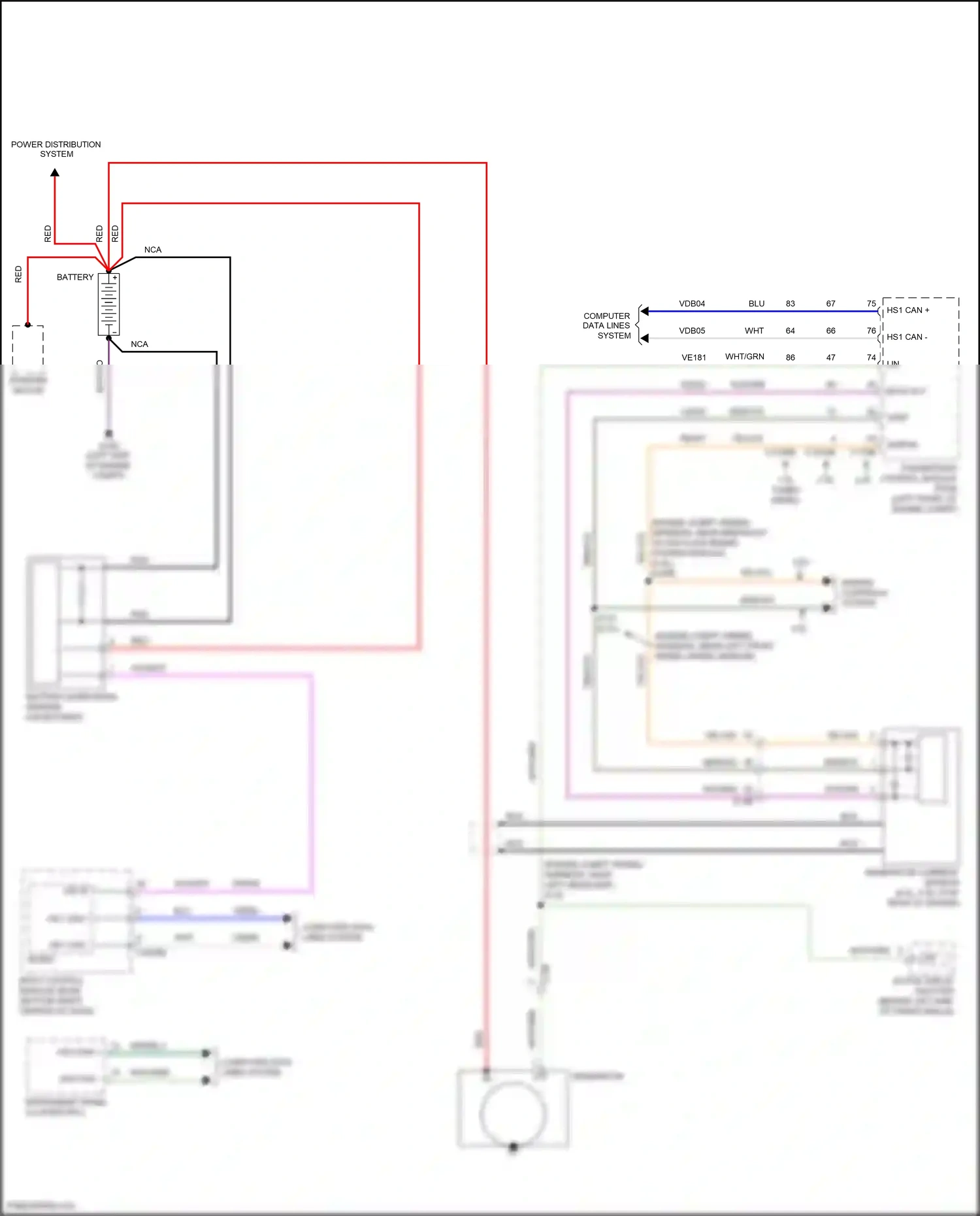 Ford Transit Connect II facelift (2018-2024) engine controls system wiring diagram  (5 of 13)