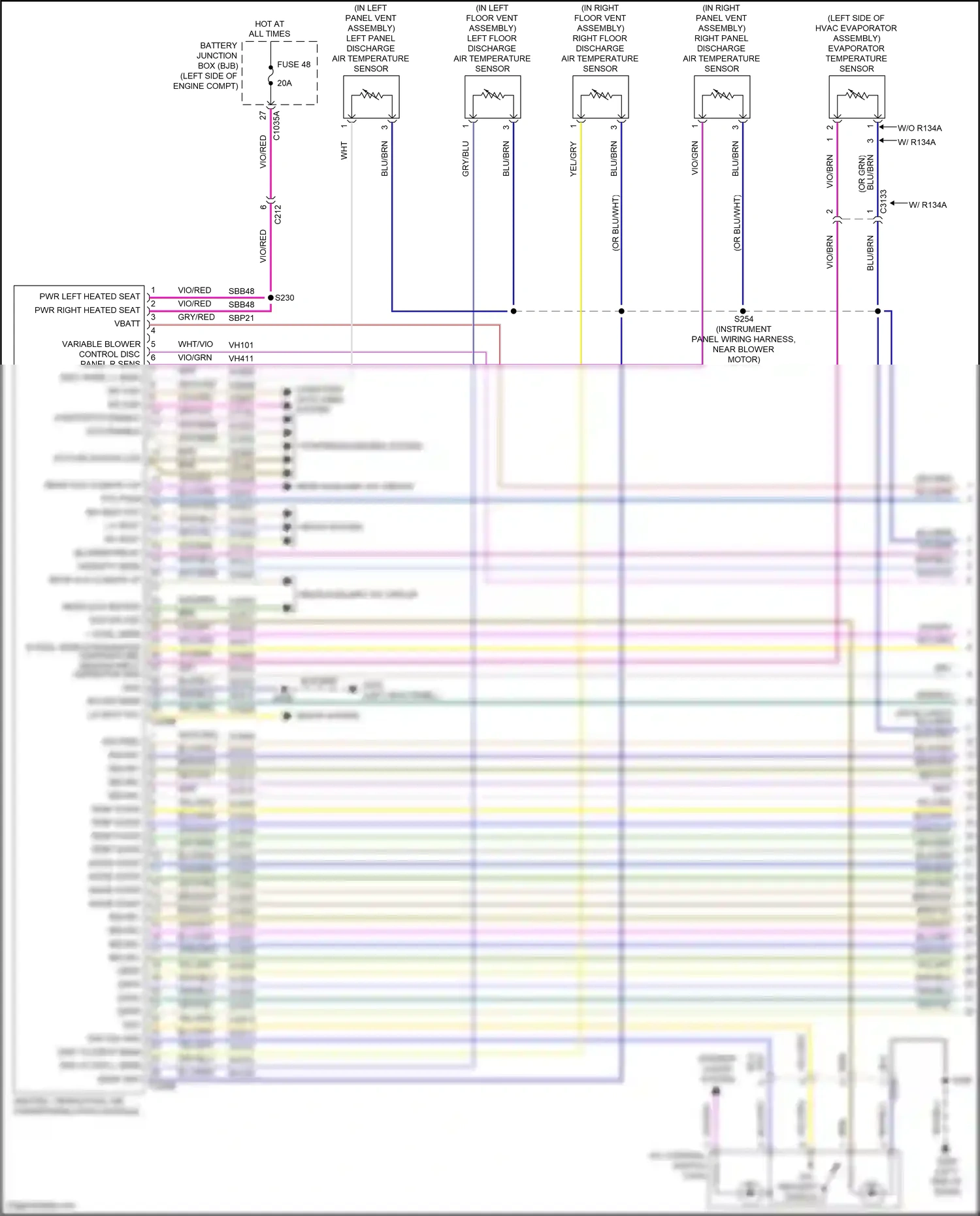 Ford Transit Connect II facelift (2018-2024) request switch wiring diagram  (1 of 1)