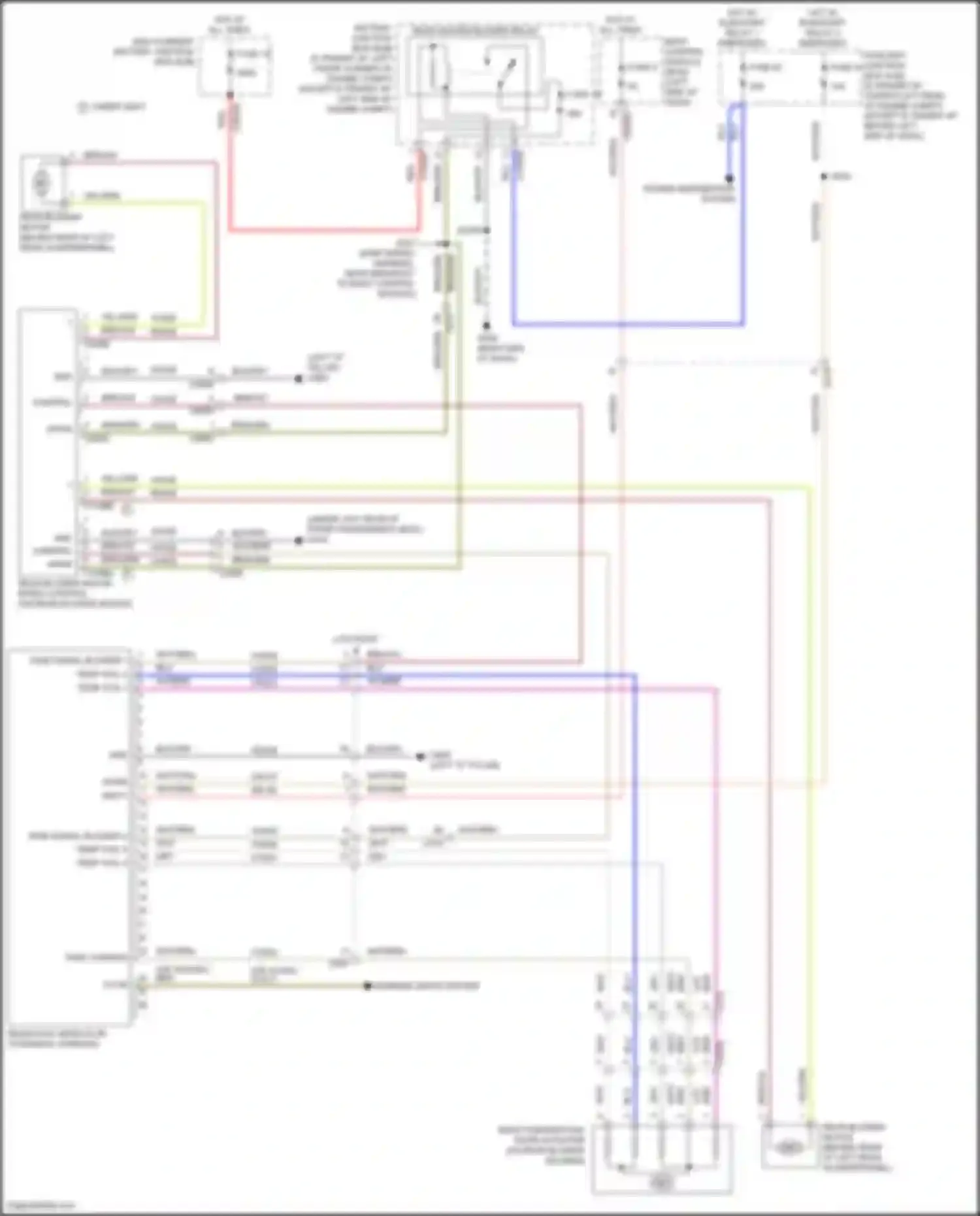 Transit Ford T8 (2023-2024): Rear auxiliary a/c circuit