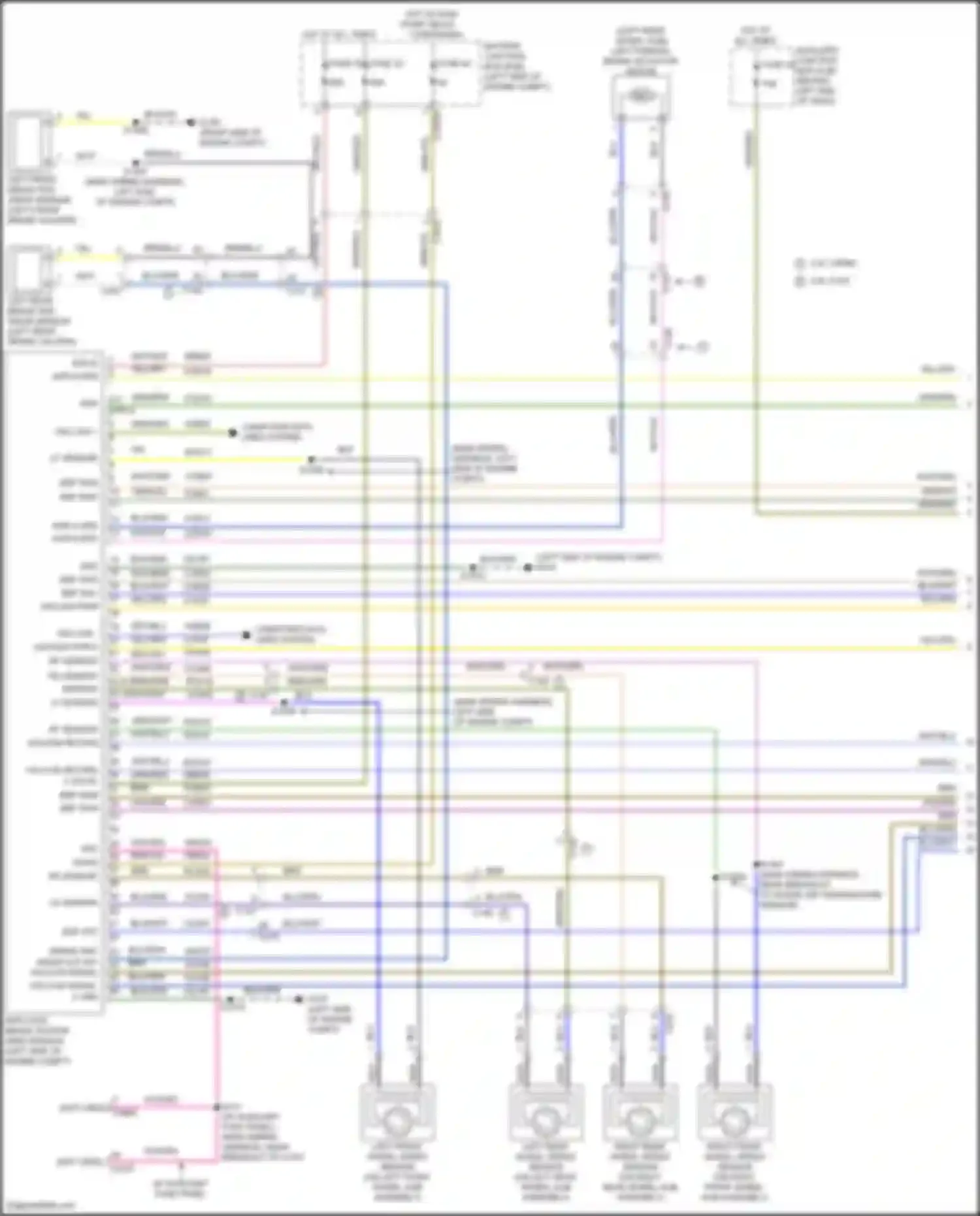 Transit Ford T8 (2023-2024): Anti-lock brakes circuit (1 of 2)