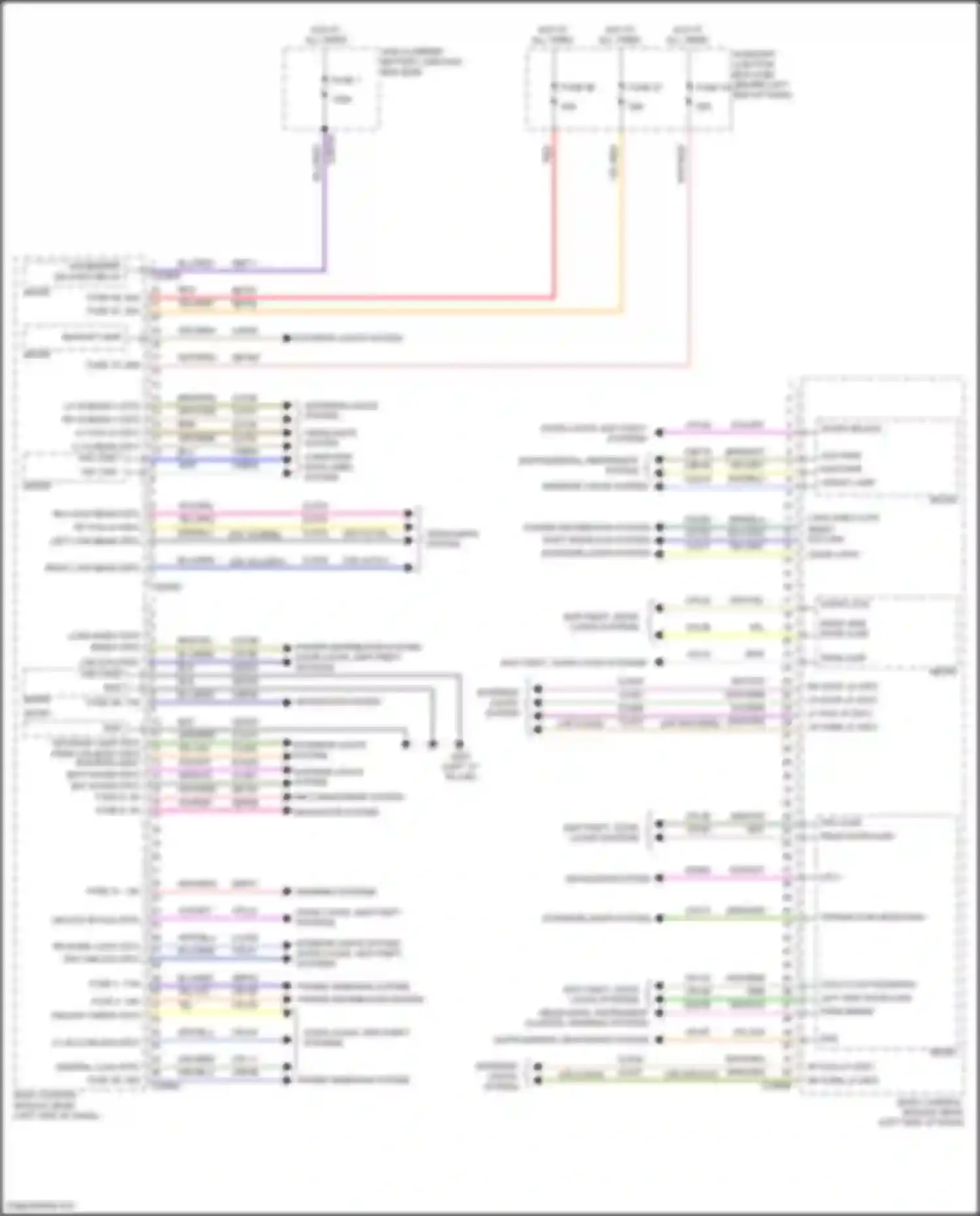 Transit Ford T8 (2023-2024): Body control modules circuit (1 of 2)
