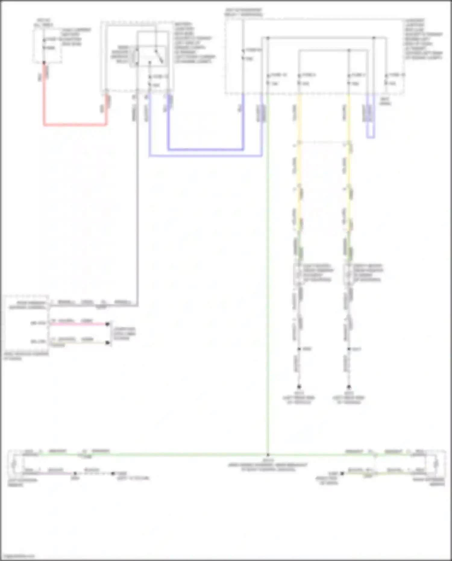Transit Ford T8 (2023-2024): Defoggers circuit