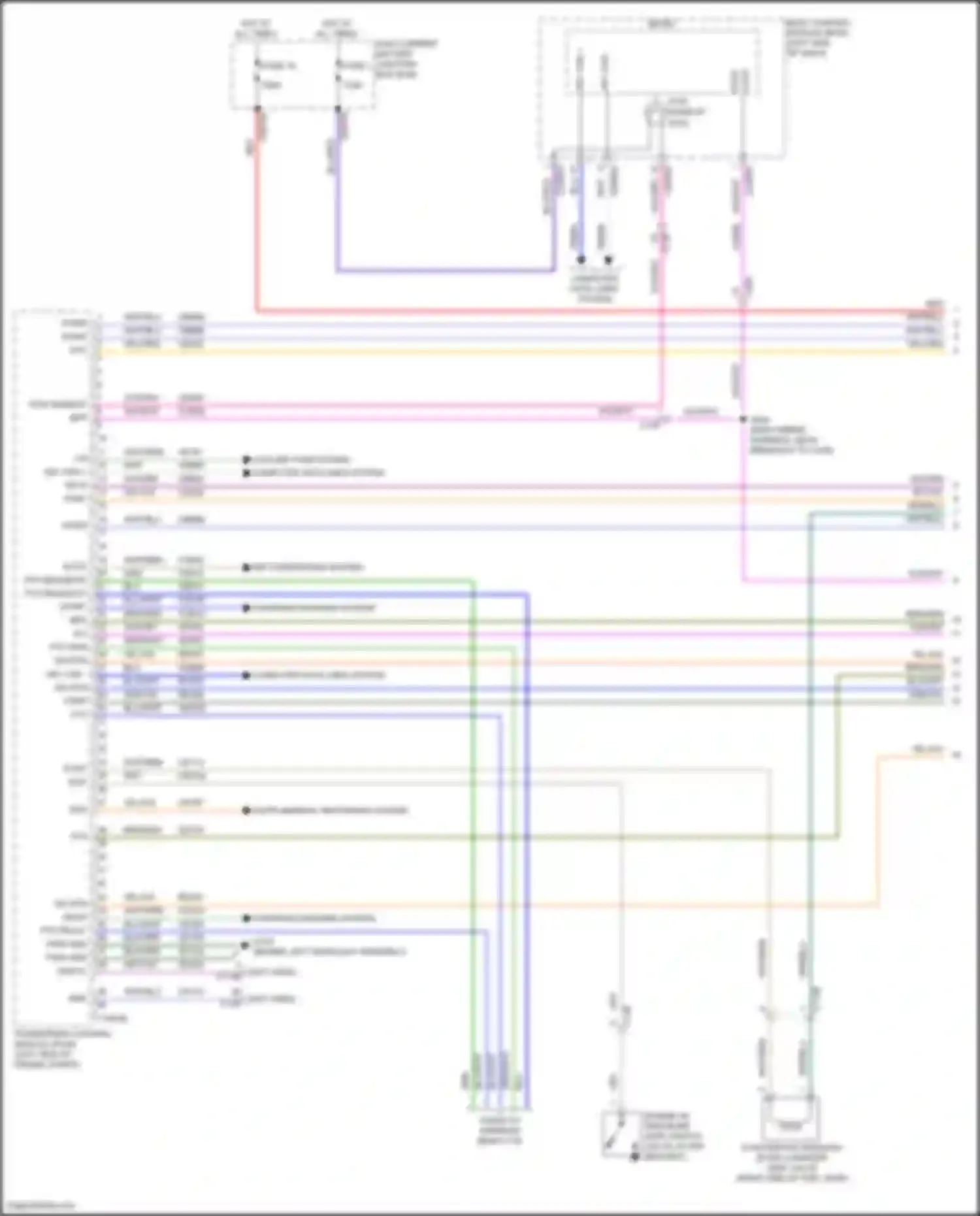 Transit Ford T8 (2023-2024): Wiring diagram engine performance 3.5l turbo (1 of 12)