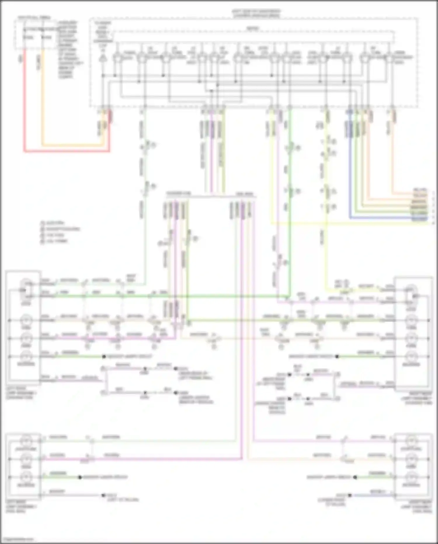 Transit Ford T8 (2023-2024): Exterior lamps circuit (1 of 4)