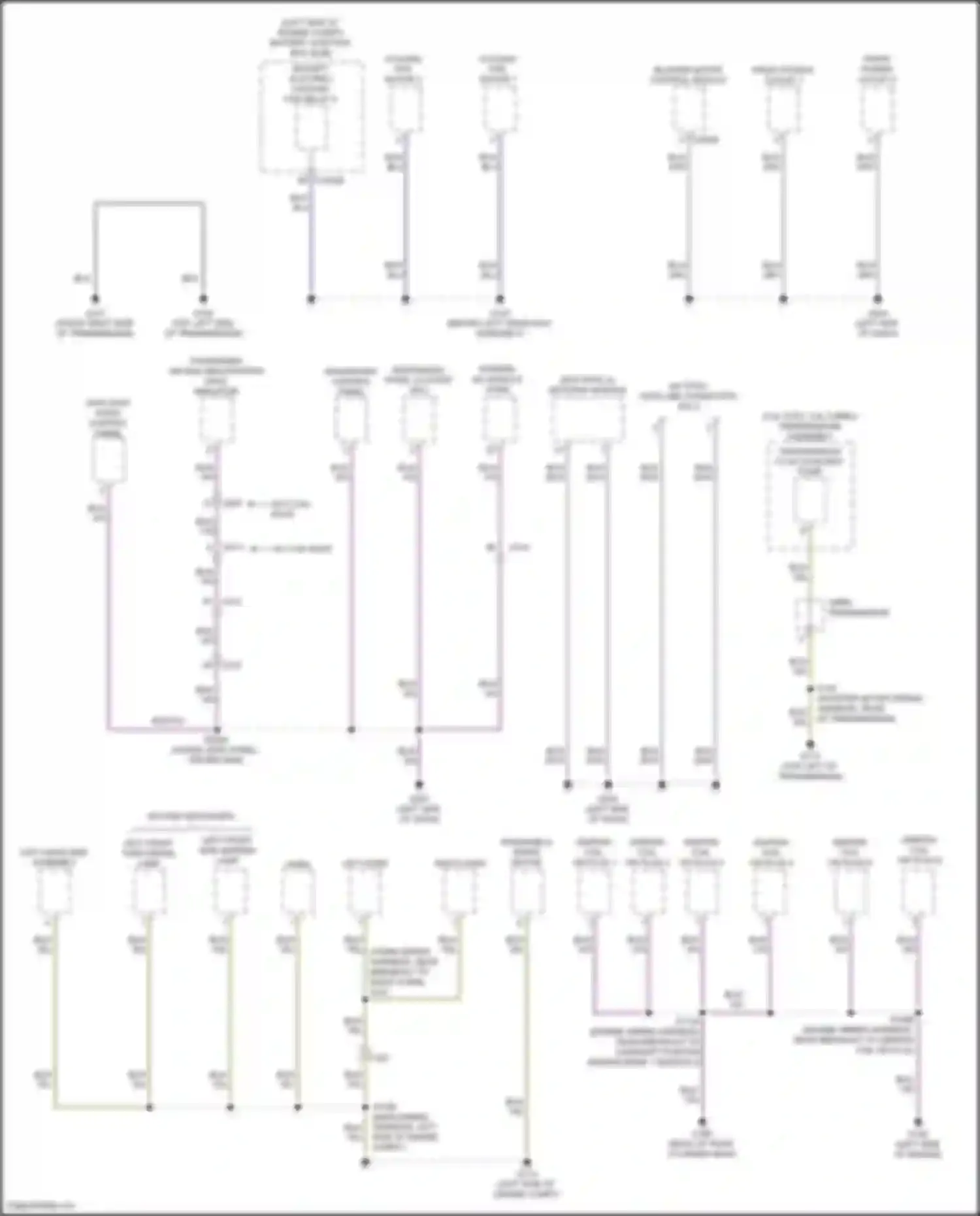 Transit Ford T8 (2023-2024): Ground distribution circuit (1 of 11)