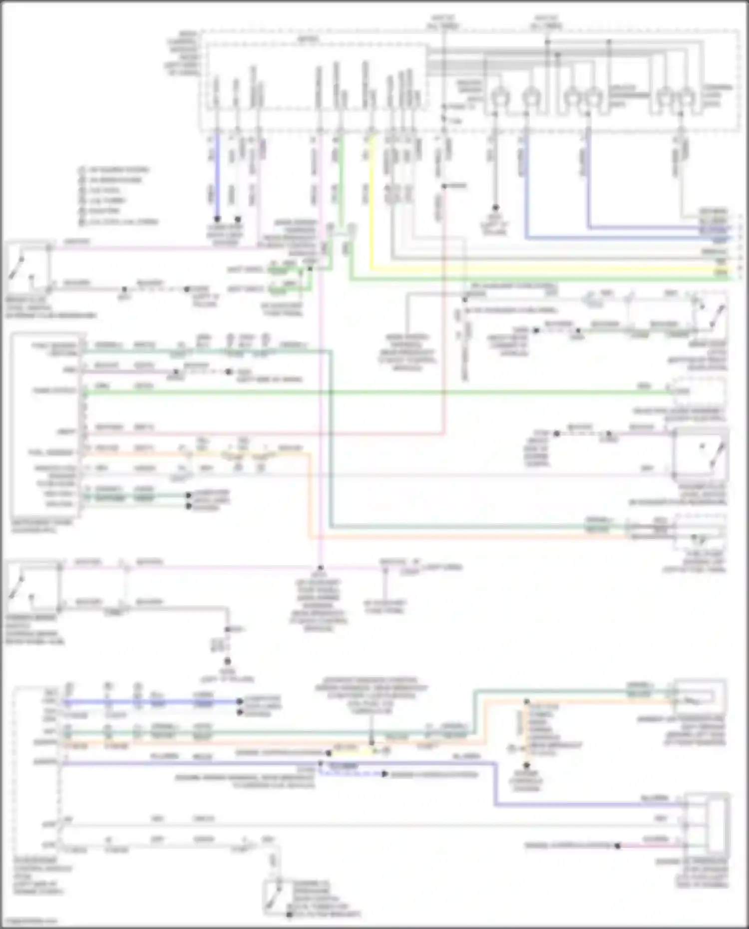 Transit Ford T8 (2023-2024): Instrument cluster circuit (1 of 2)