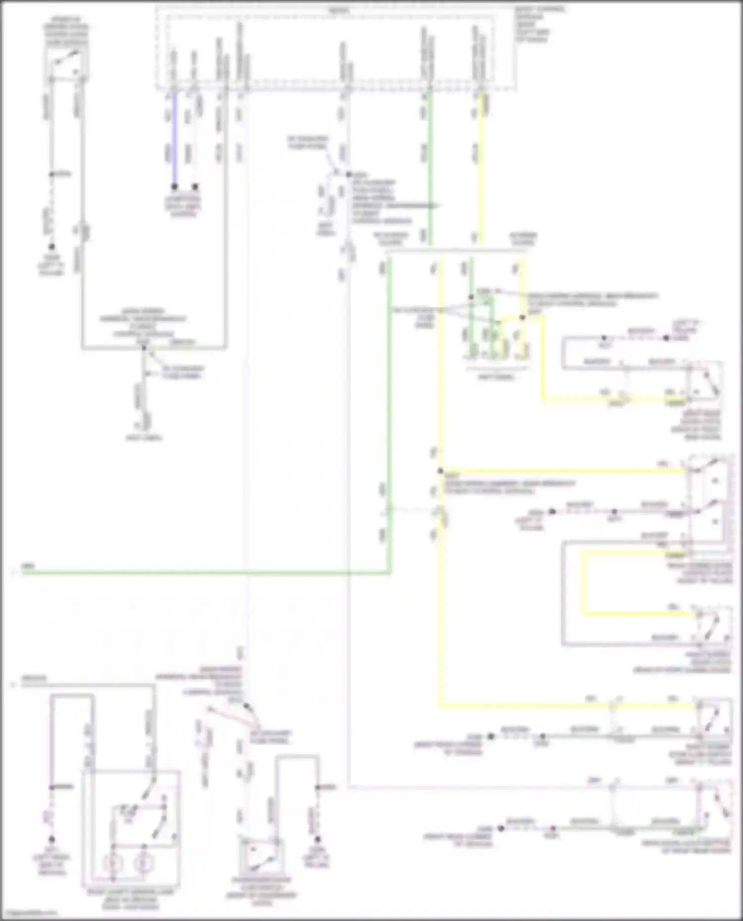 Transit Ford T8 (2023-2024): Courtesy lamps circuit (4 of 4)