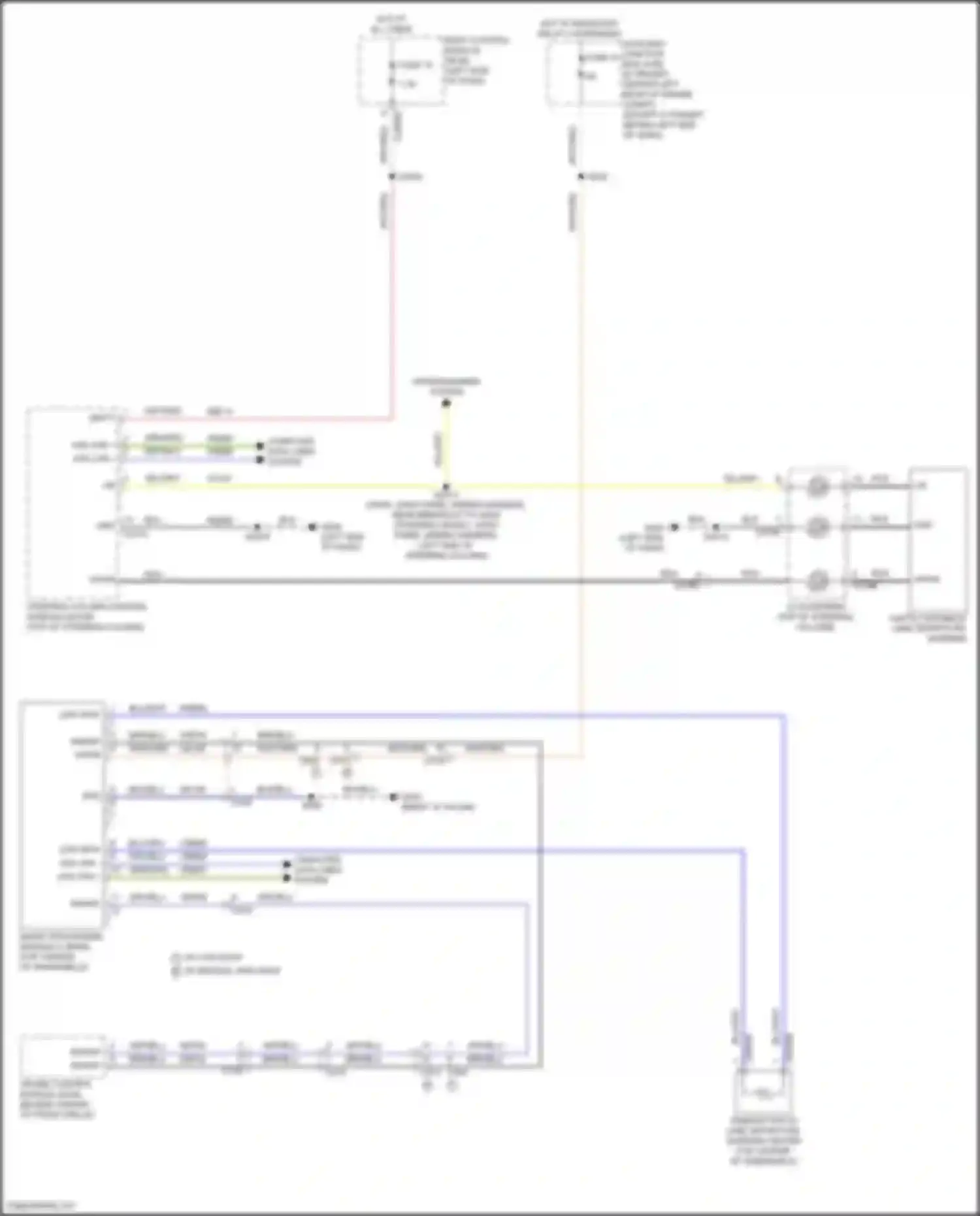 Transit Ford T8 (2023-2024): Lane departure warning circuit