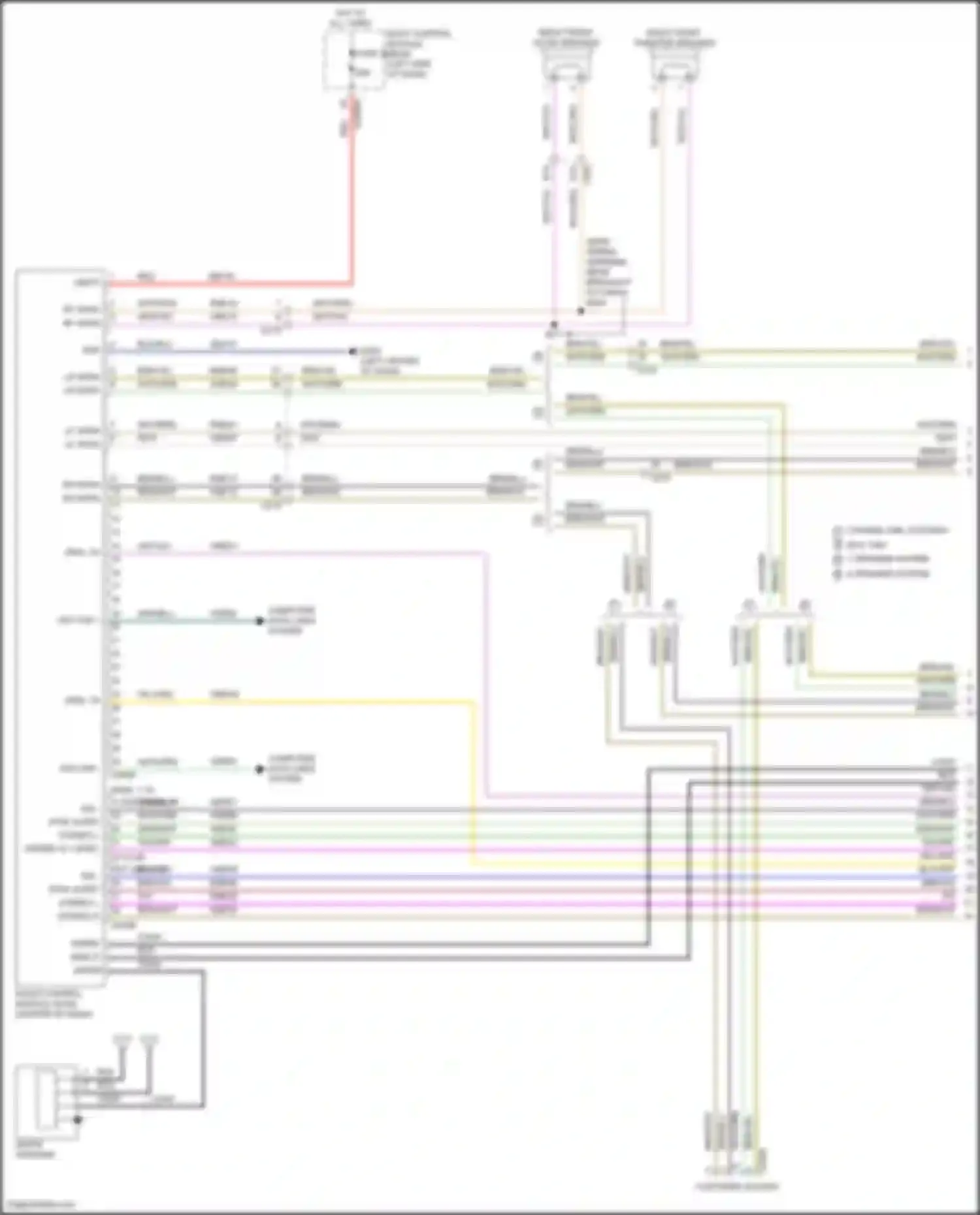 Transit Ford T8 (2023-2024): Navigation circuit, w/ sync 4 (1 of 5)