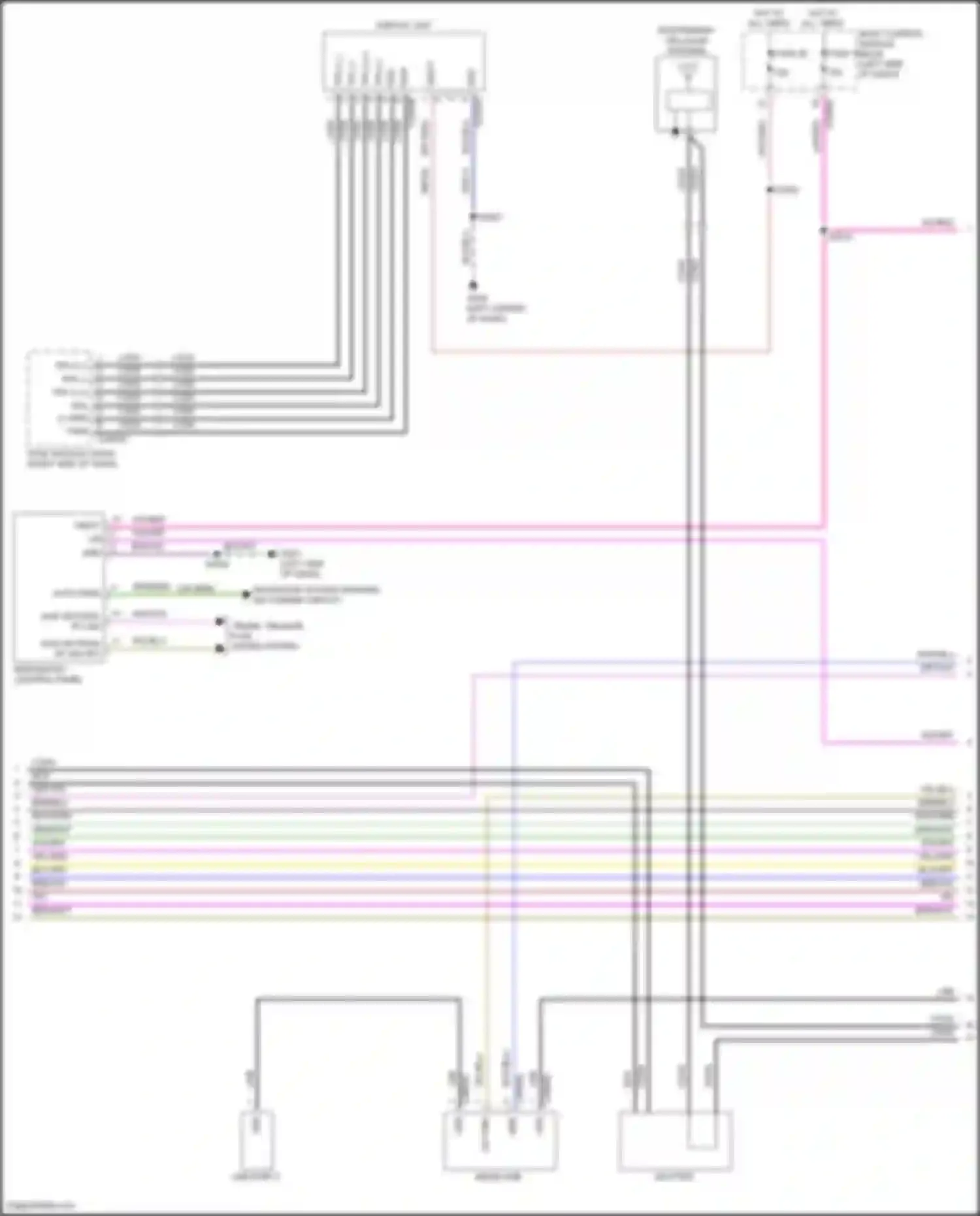 Transit Ford T8 (2023-2024): Navigation circuit, w/ sync 4 (4 of 5)