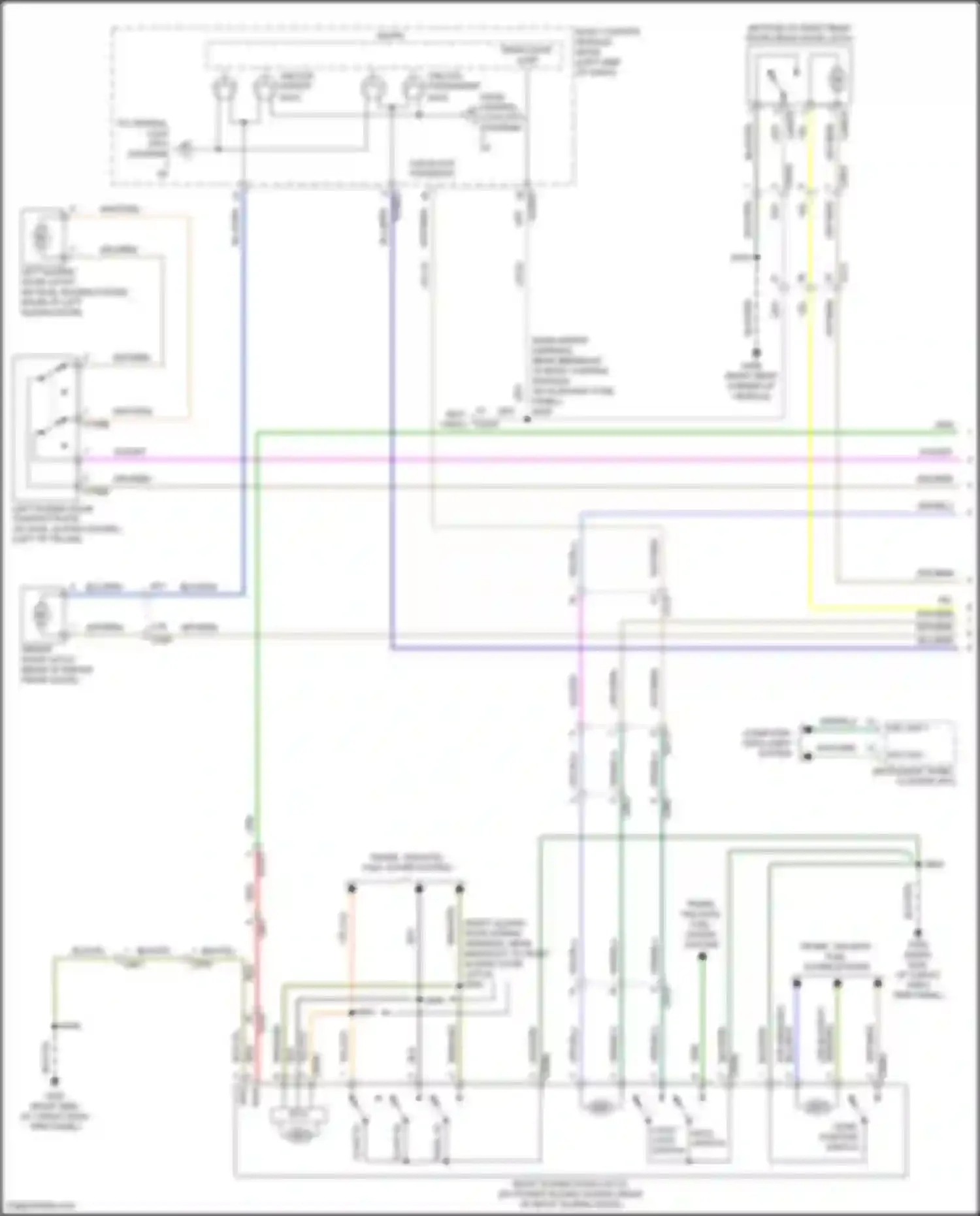 Transit Ford T8 (2023-2024): Power door locks circuit (1 of 4)