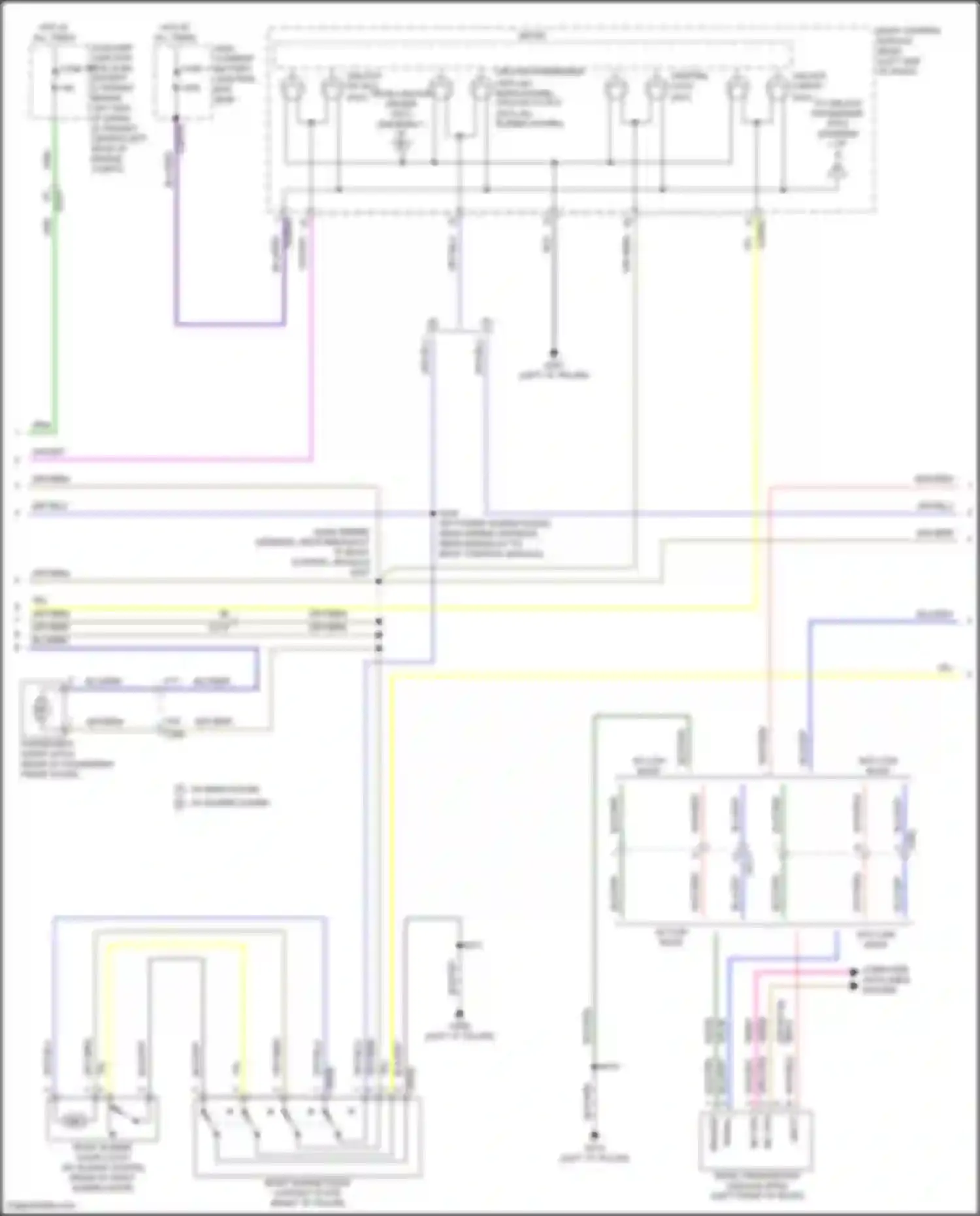 Transit Ford T8 (2023-2024): Power door locks circuit (2 of 4)