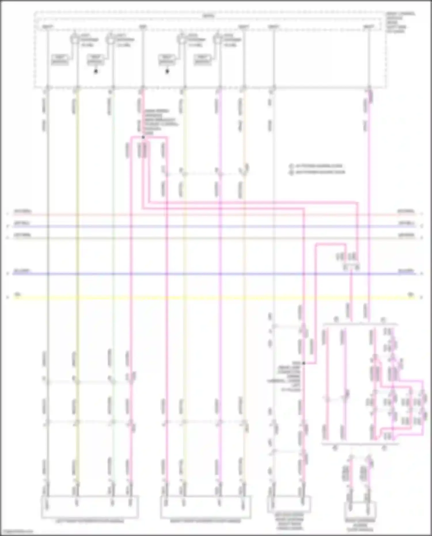 Transit Ford T8 (2023-2024): Power door locks circuit (3 of 4)