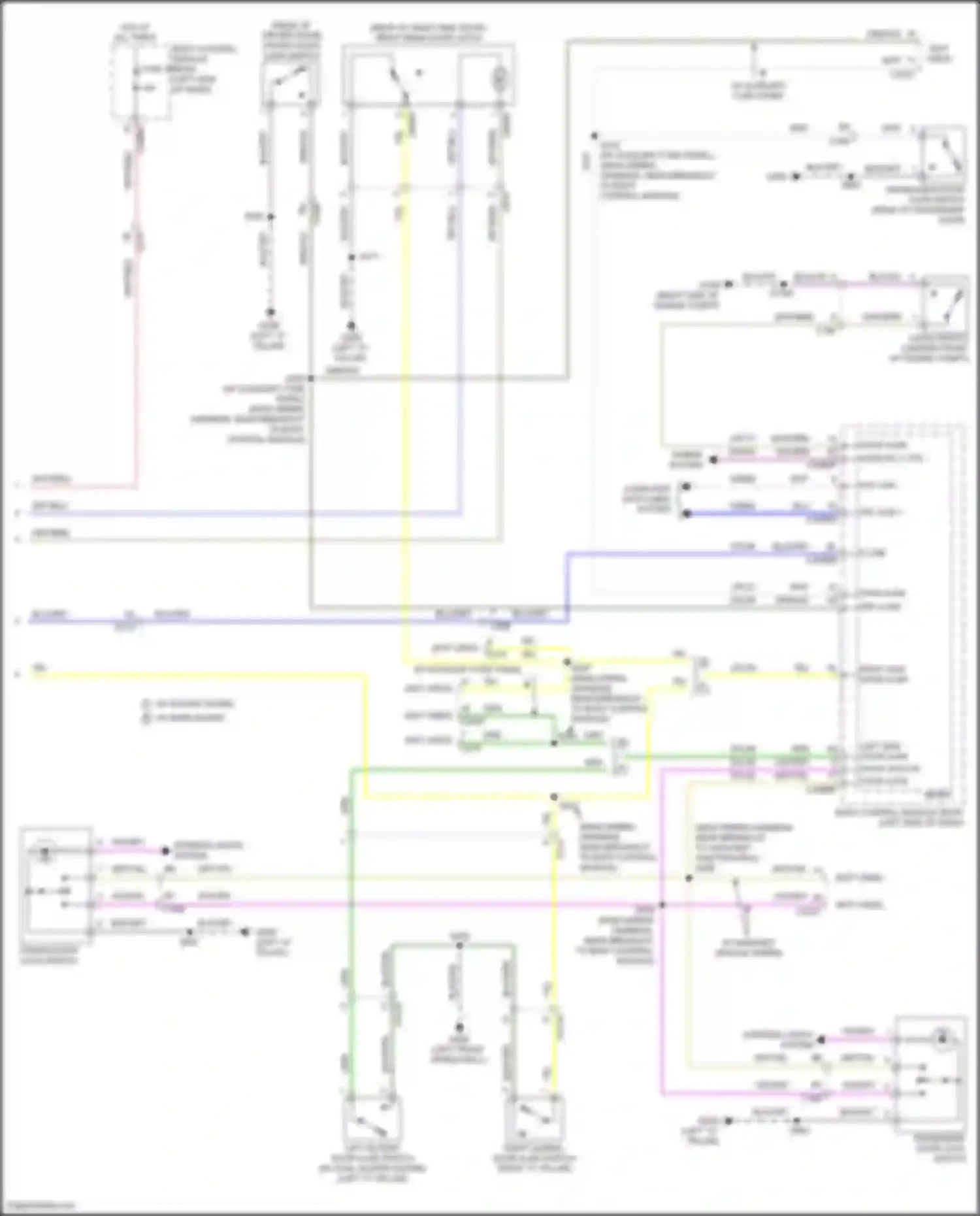 Transit Ford T8 (2023-2024): Power door locks circuit (4 of 4)