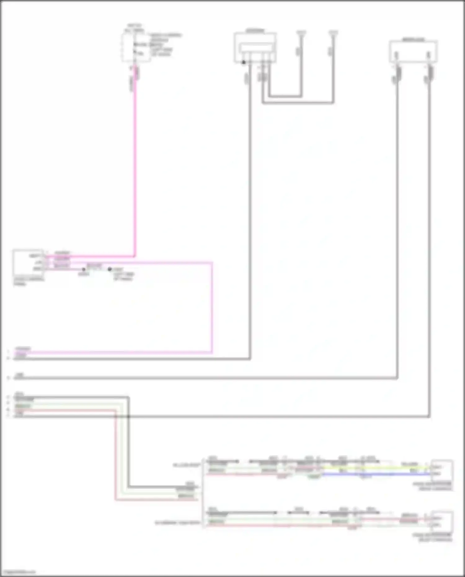 Transit Ford T8 (2023-2024): Radio circuit, w/o sync (4 of 4)