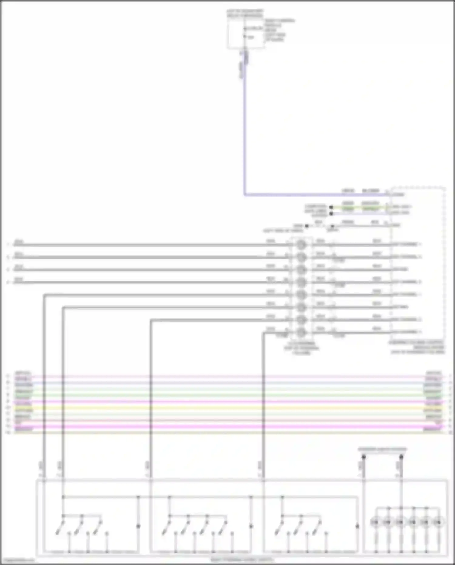 Transit Ford T8 (2023-2024): Radio circuit, w/ sync 3 (3 of 4)