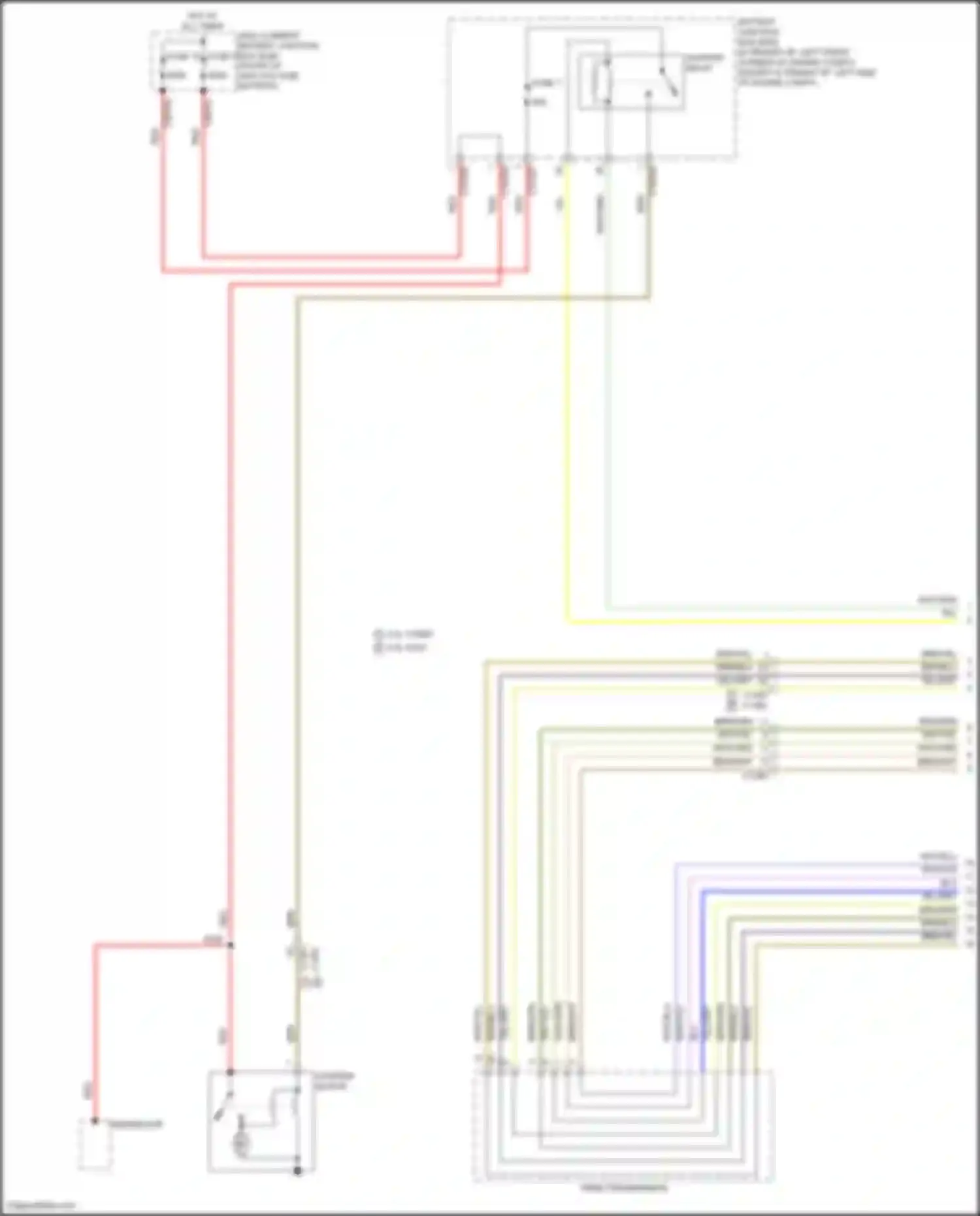 Transit Ford T8 (2023-2024): Starting circuit (1 of 2)