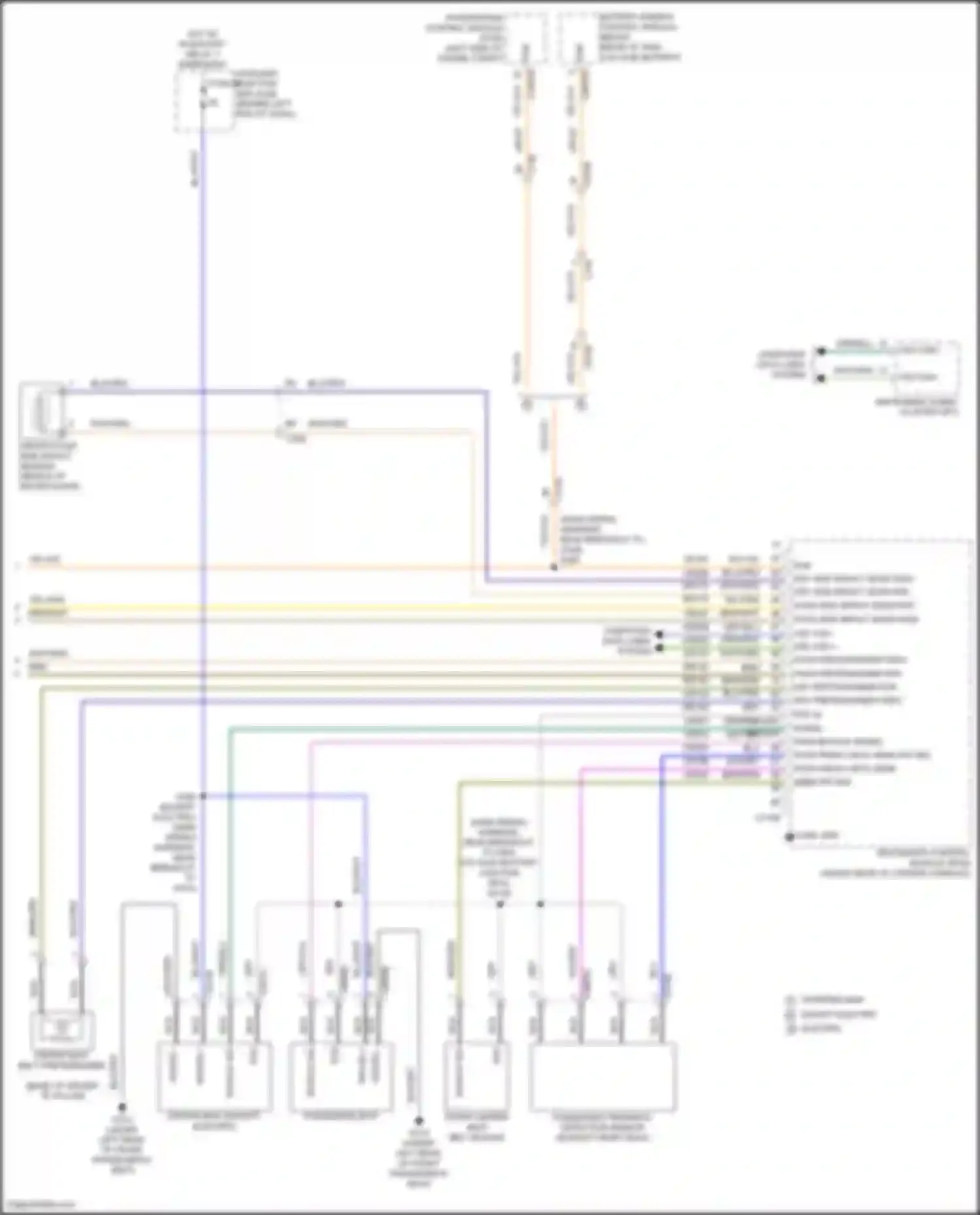 Transit Ford T8 (2023-2024): Supplemental restraints circuit (3 of 3)