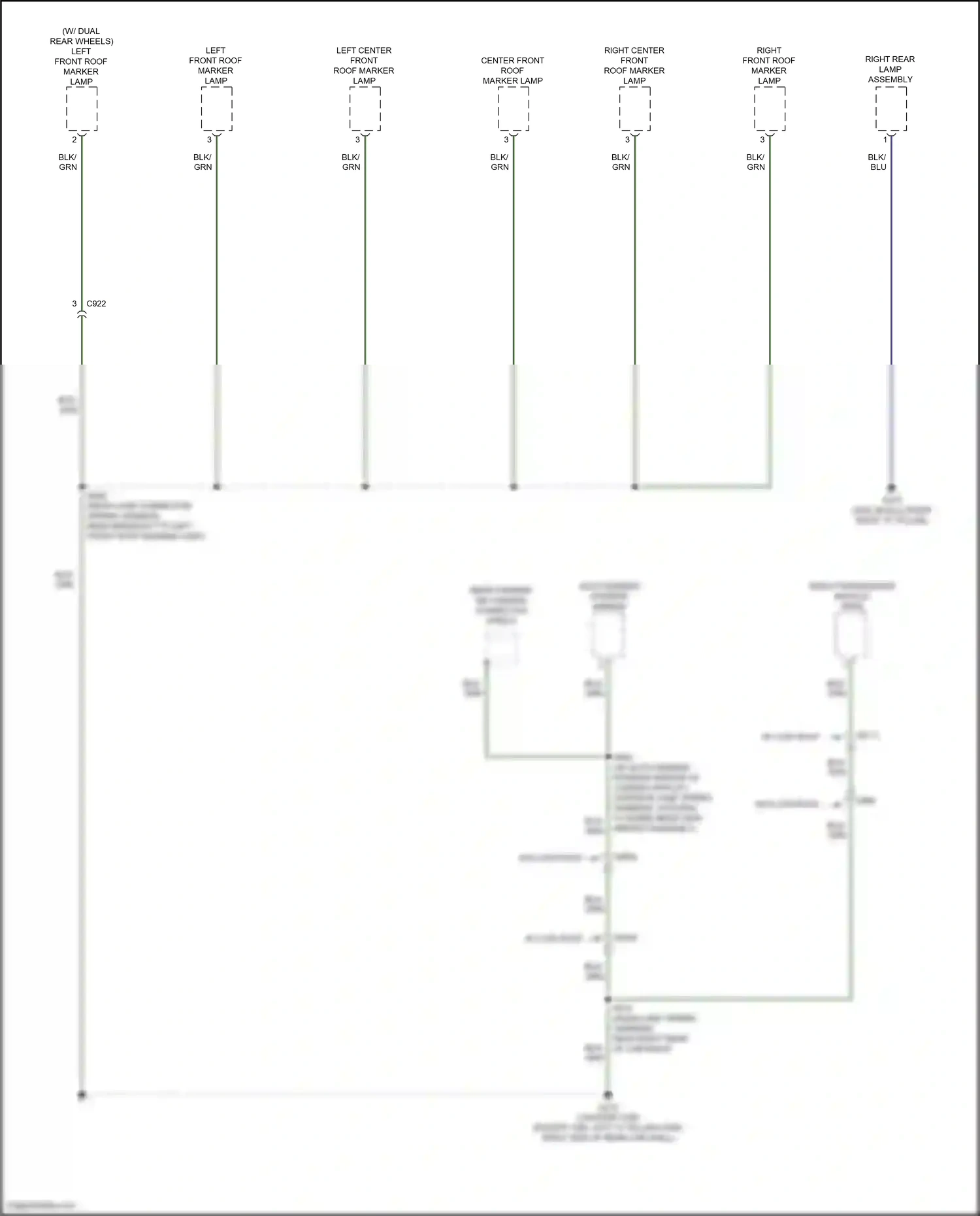 Wiring diagram auto dimming interior mirror for Ford Transit T8 (2023-2024) (4 of 14)