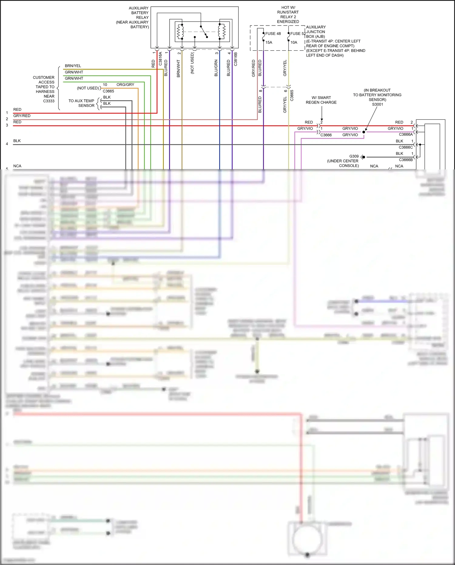Wiring diagram beacon sw src gnd for Ford Transit T8 (2023-2024) (1 of 1)