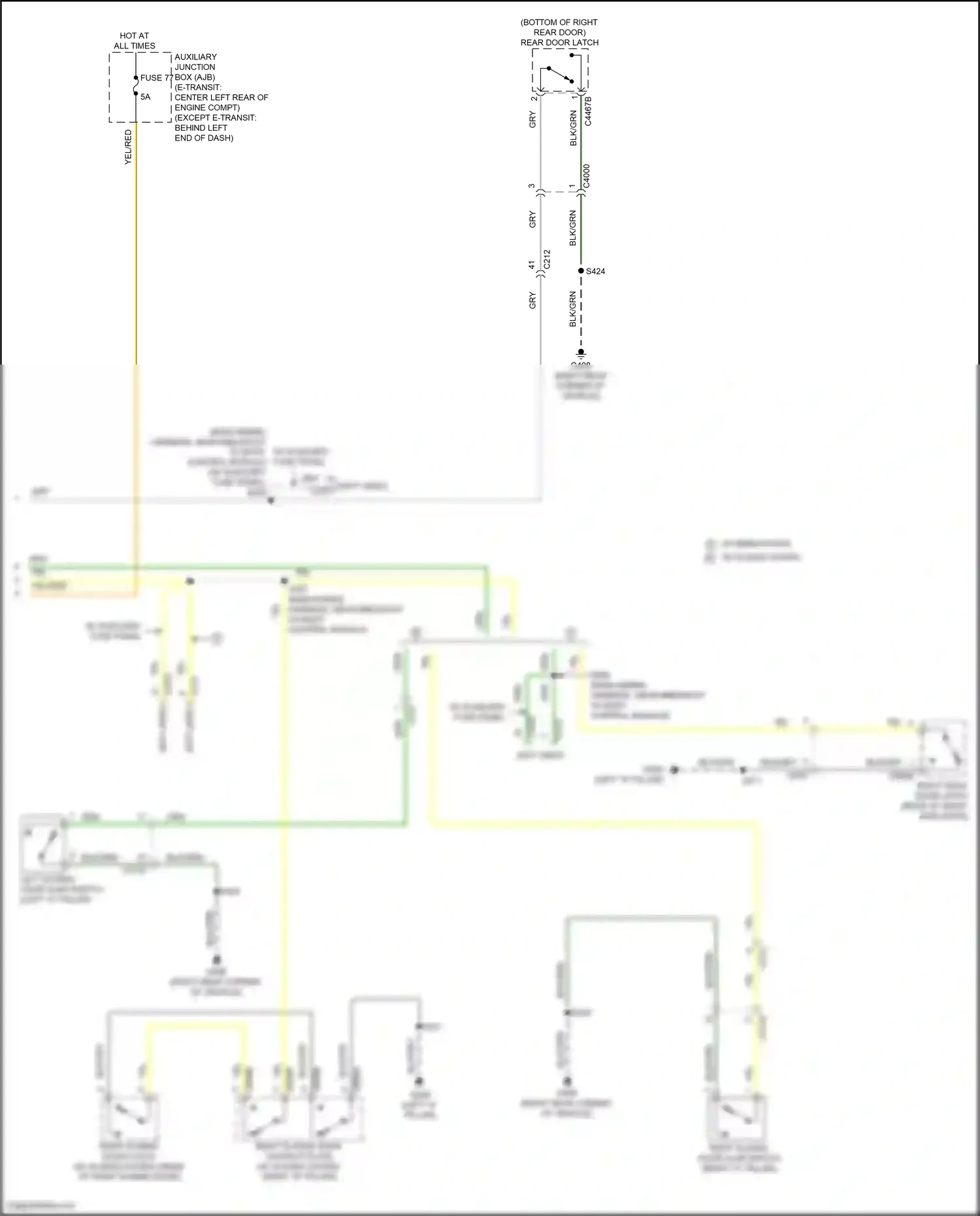 Wiring diagram blk/grn for Ford Transit T8 (2023-2024) (32 of 46)