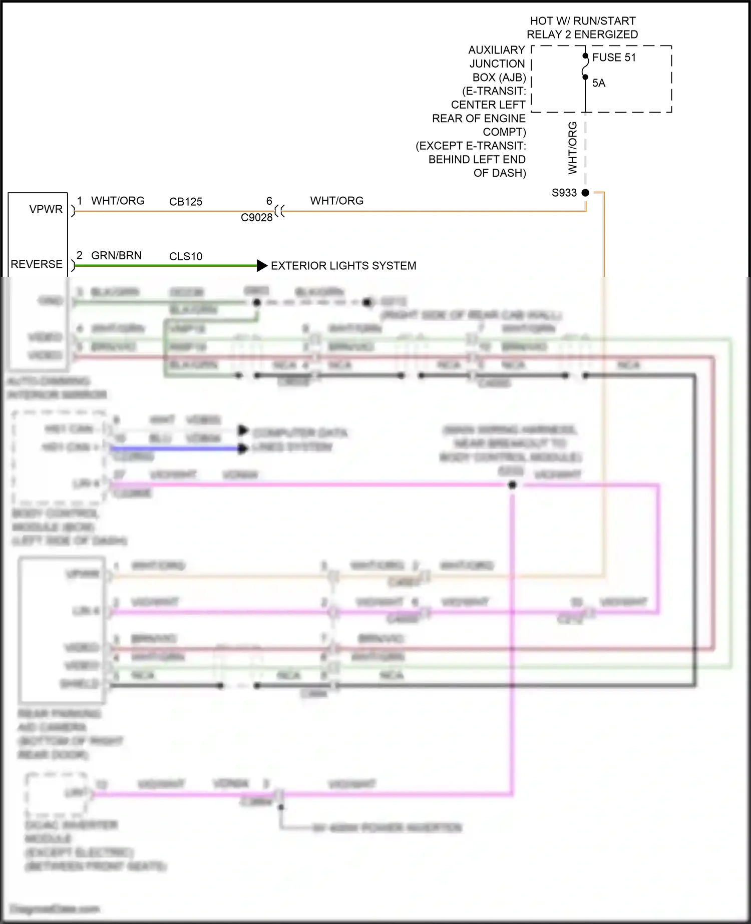 Wiring diagram blu for Ford Transit T8 (2023-2024) (17 of 114)