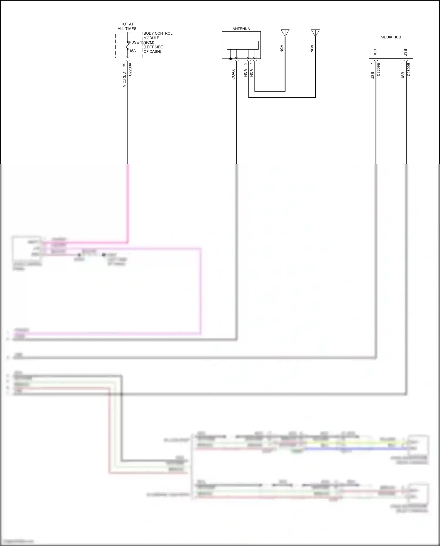 Wiring diagram blu for Ford Transit T8 (2023-2024) (12 of 114)