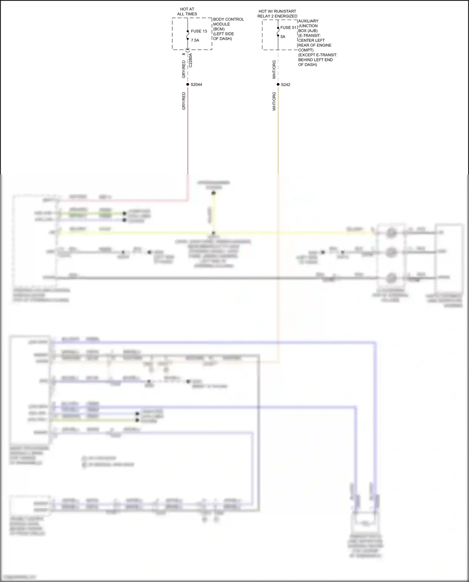 Wiring diagram brn/blu for Ford Transit T8 (2023-2024) (6 of 62)