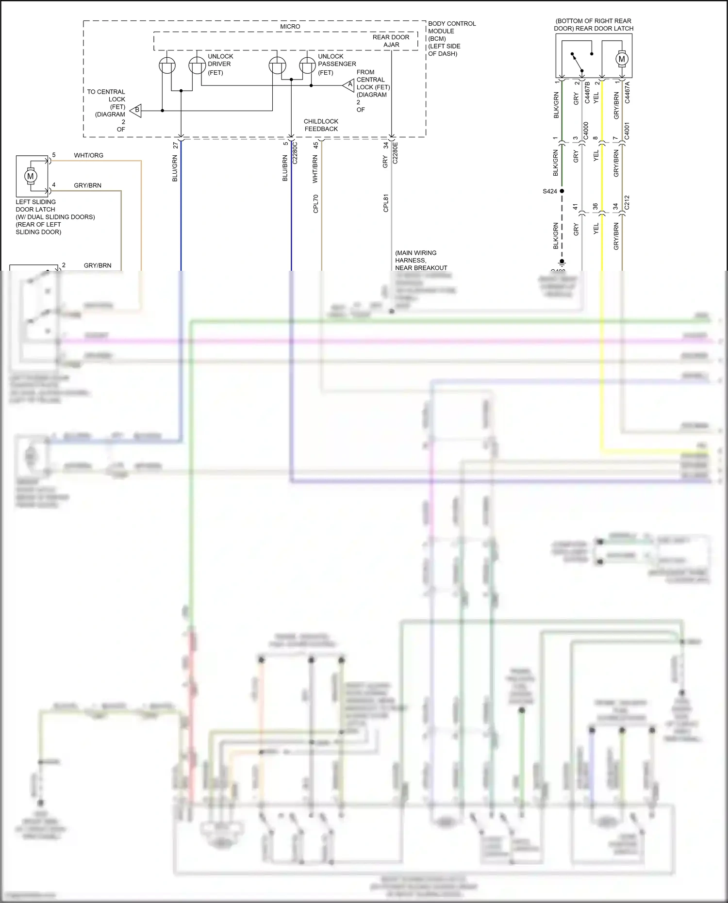 Wiring diagram computer data lines system for Ford Transit T8 (2023-2024) (42 of 93)