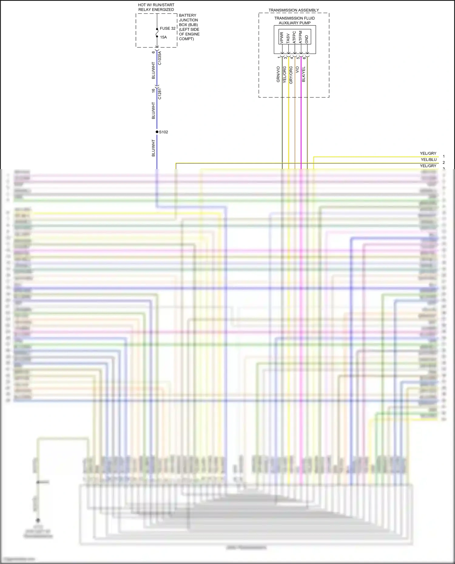 Wiring diagram grn/org for Ford Transit T8 (2023-2024) (60 of 62)