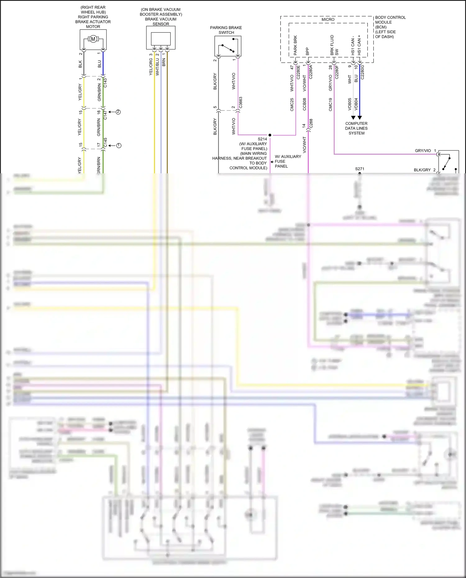 Wiring diagram grn/vio for Ford Transit T8 (2023-2024) (2 of 56)