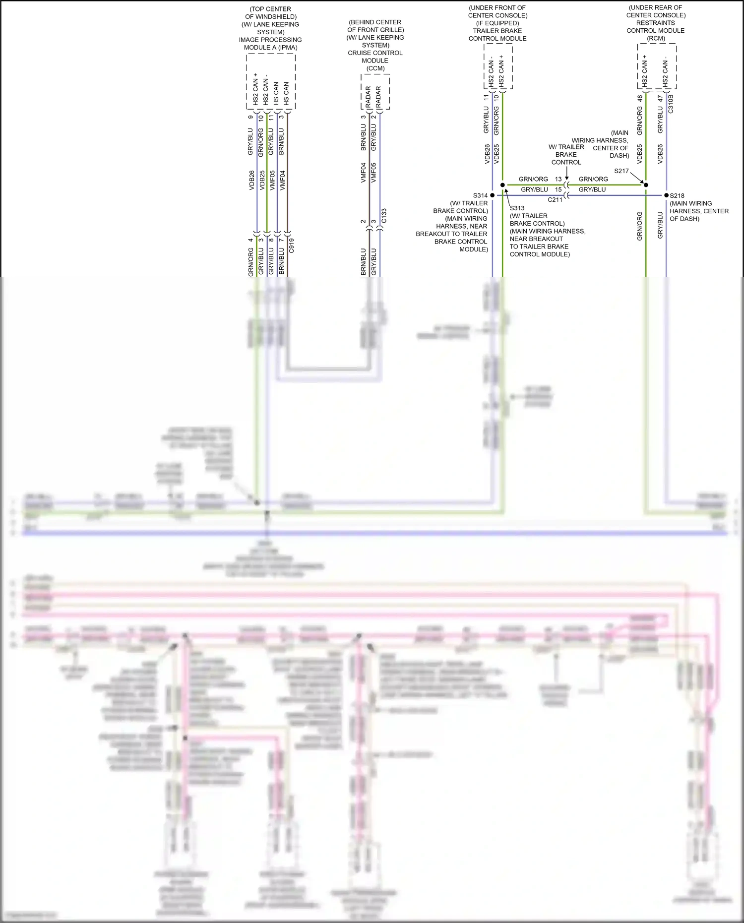 Wiring diagram gry/org for Ford Transit T8 (2023-2024) (25 of 50)