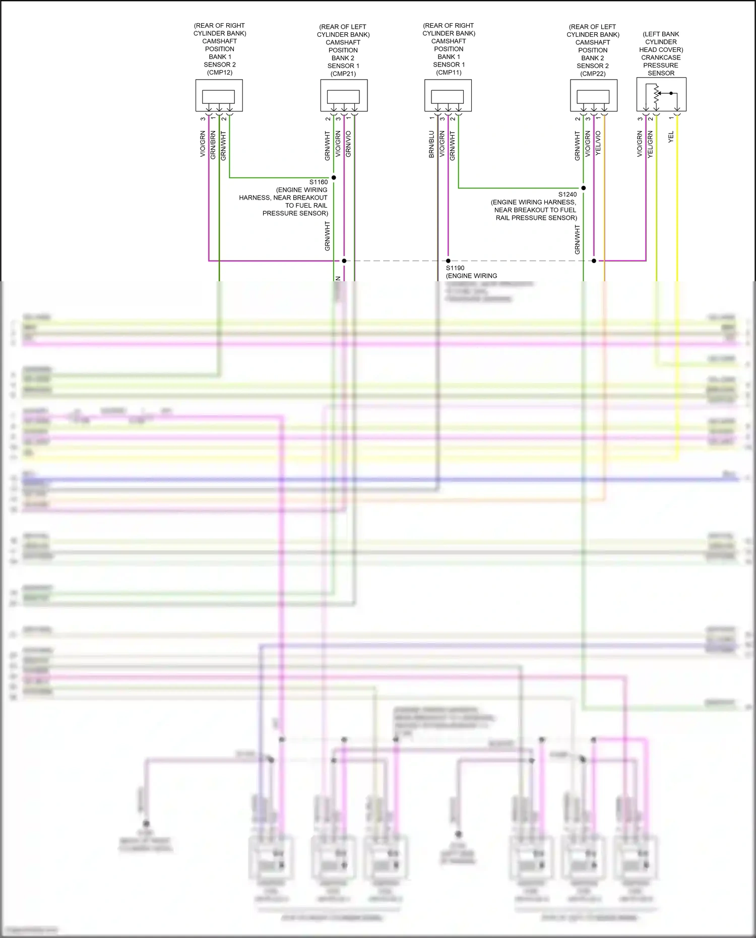 Wiring diagram ignition coil on plug 5 for Ford Transit T8 (2023-2024) (3 of 3)