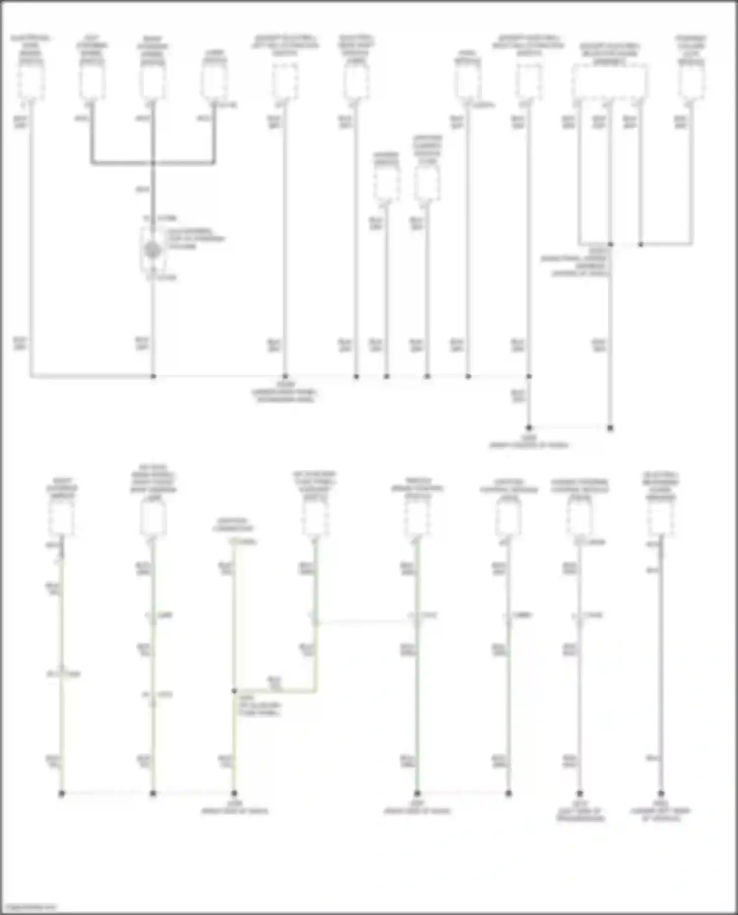 Wiring diagram left multi function switch for Ford Transit T8 (2023-2024) (3 of 7)