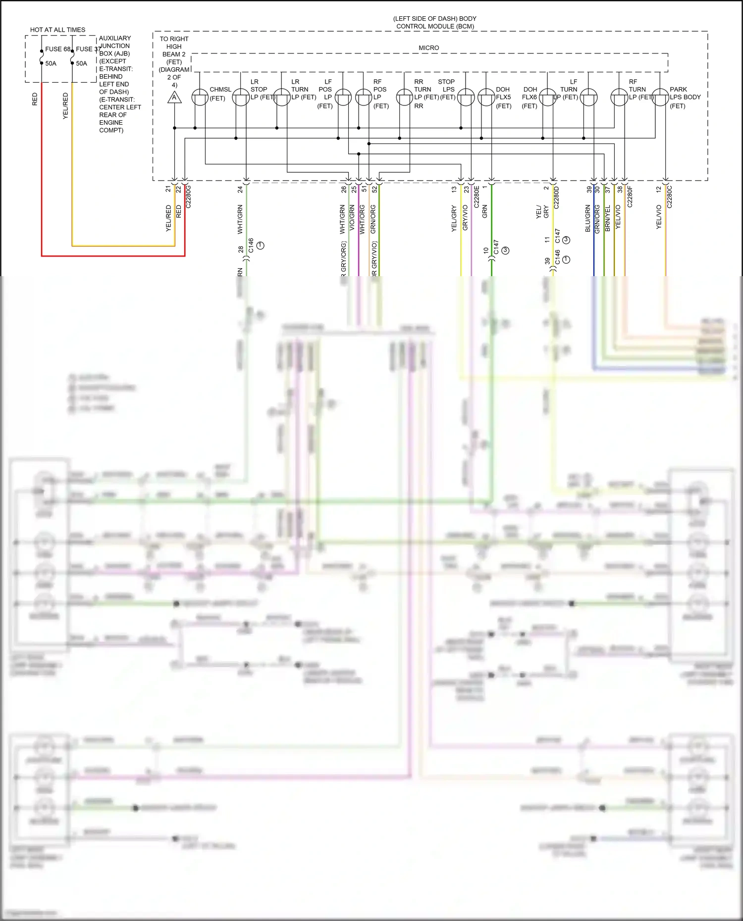 Wiring diagram micro - for Ford Transit T8 (2023-2024) (7 of 43)