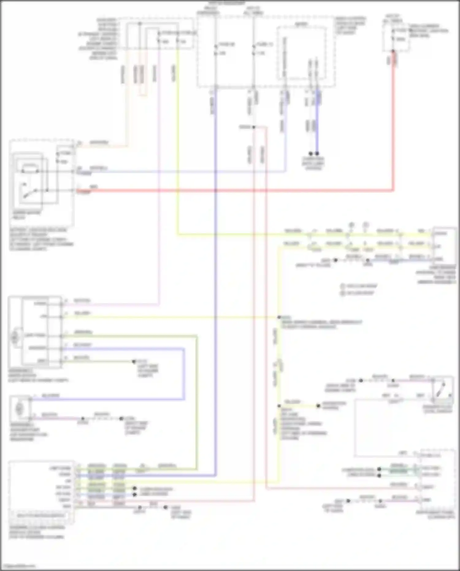 Wiring diagram multi- function switch for Ford Transit T8 (2023-2024) (5 of 5)